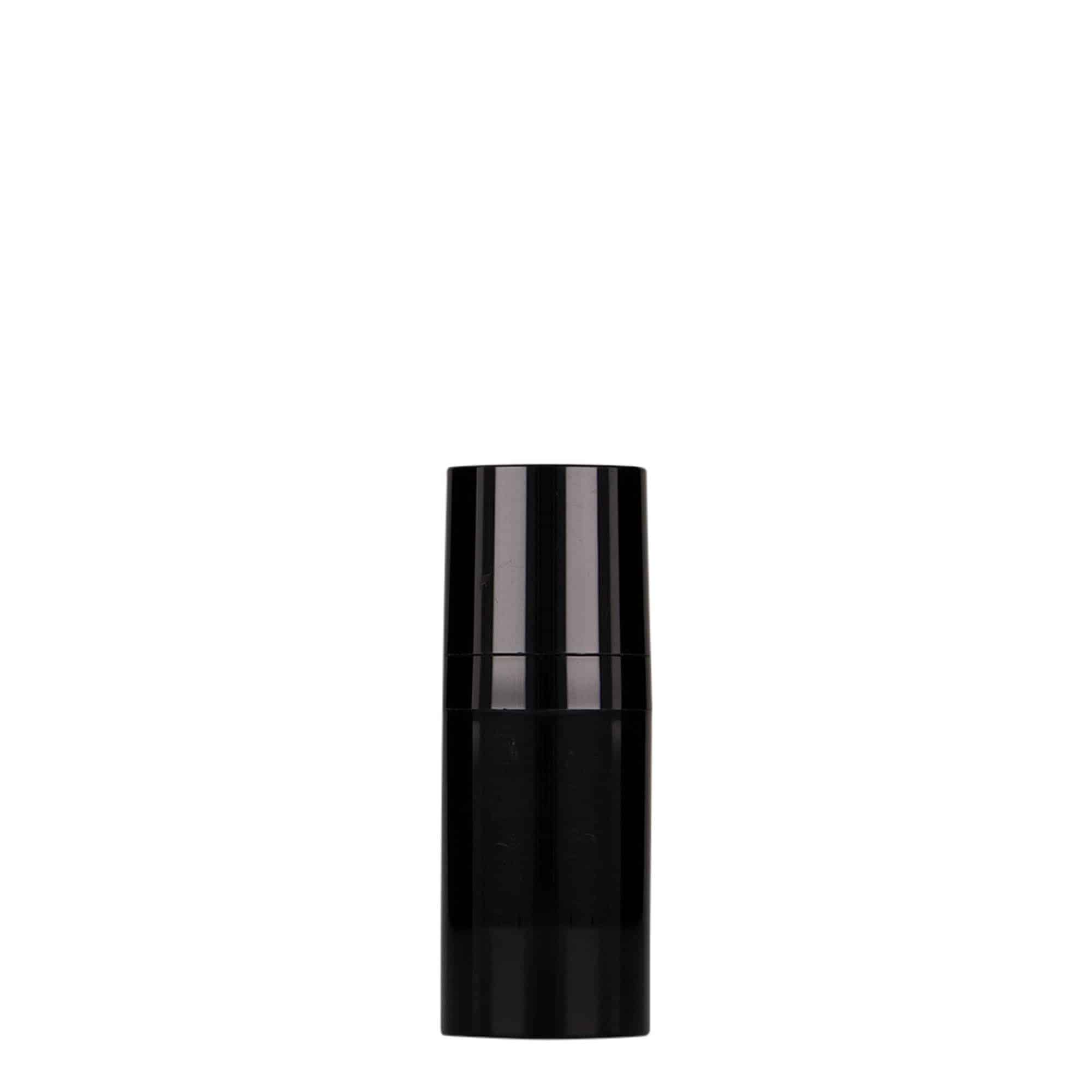 Distributeur sans air 15 ml « Micro », plastique PP, noir