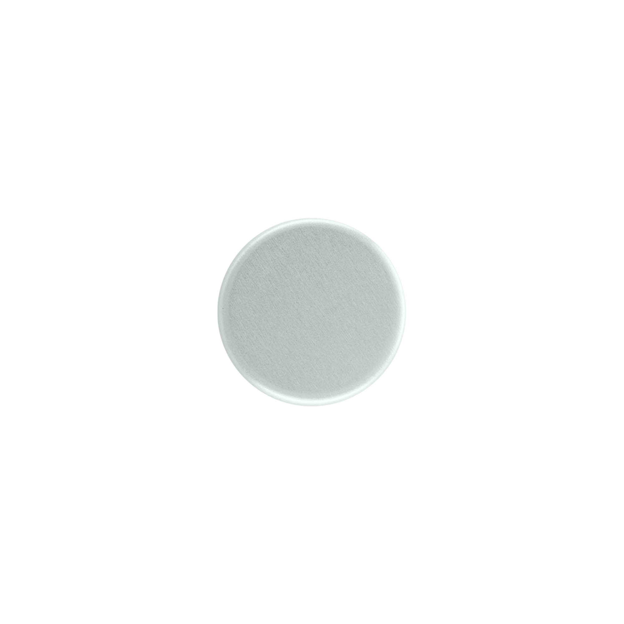 Bouchon à vis, plastique ABS, argenté, pour ouverture : GPI 22/400