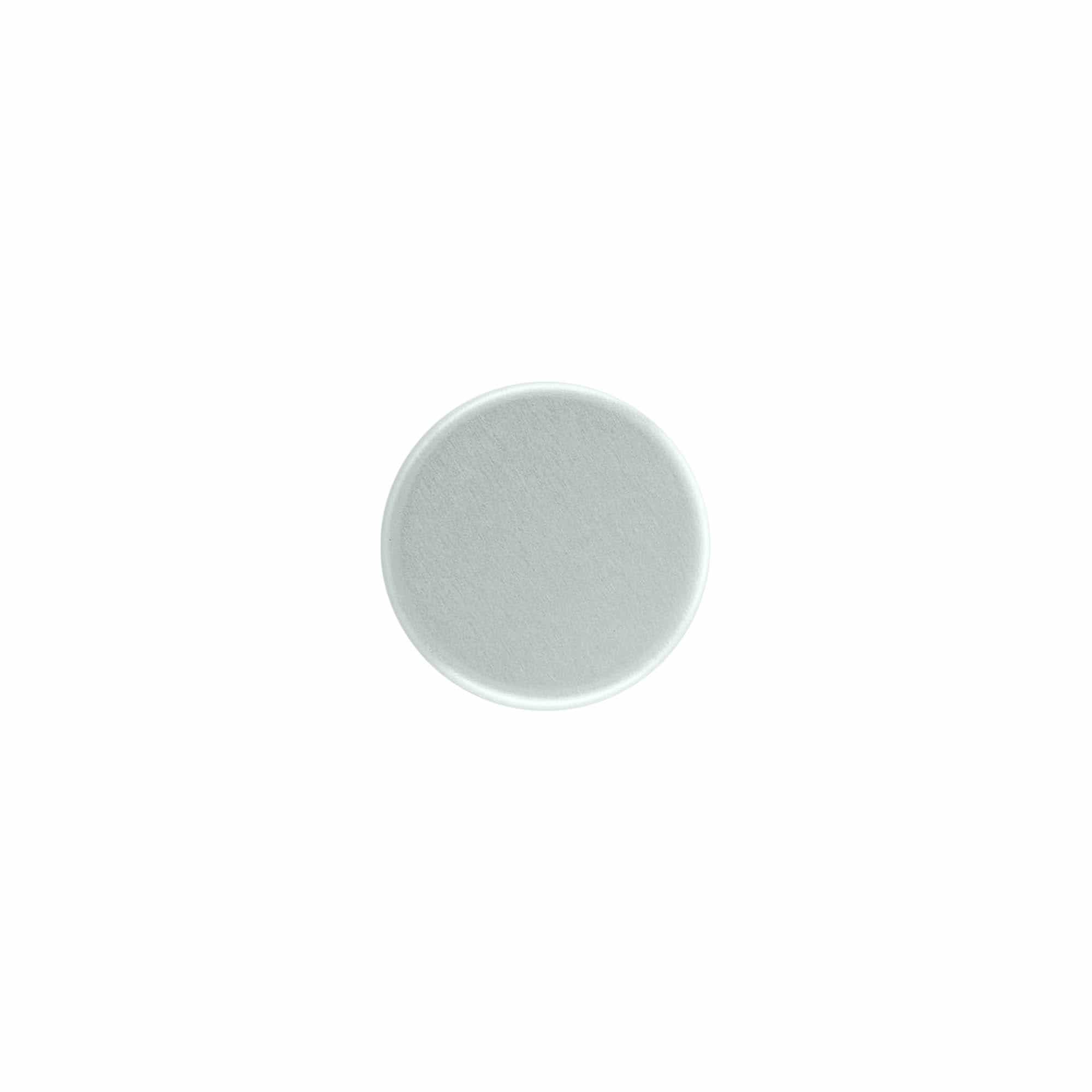 Bouchon à vis, plastique ABS, argenté, pour ouverture : GPI 22/400