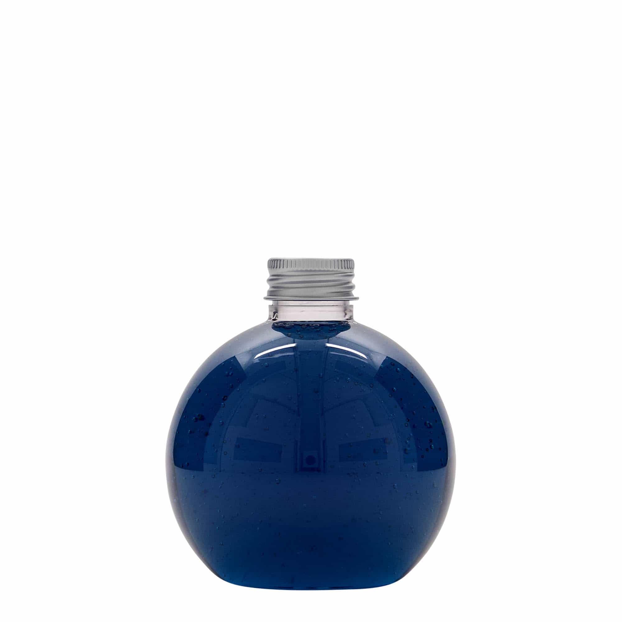 Bouteille en PET 250 ml 'Perry', ronde, plastique, bouchage: 24/410