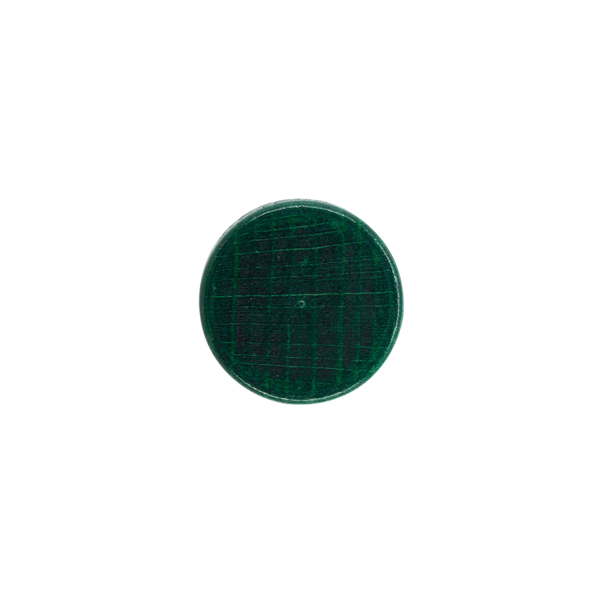 Bouchon à poignée 19 mm, bois/plastique, vert, pour ouverture : liège