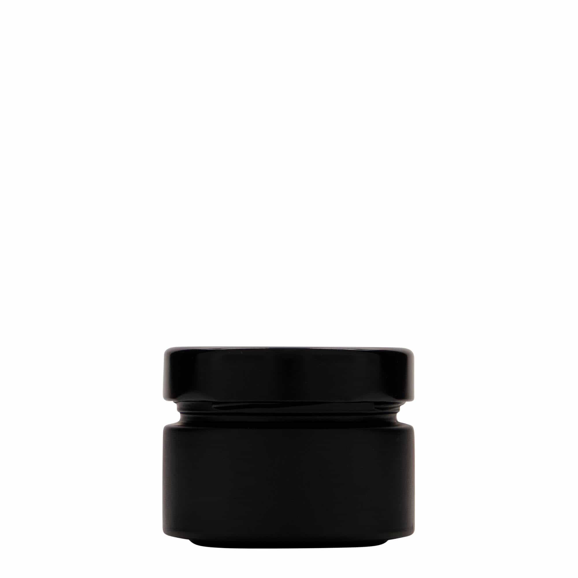Verre rond 130 ml « Aurora », noir, ouverture : Deep-Twist-Off (DTO 66)