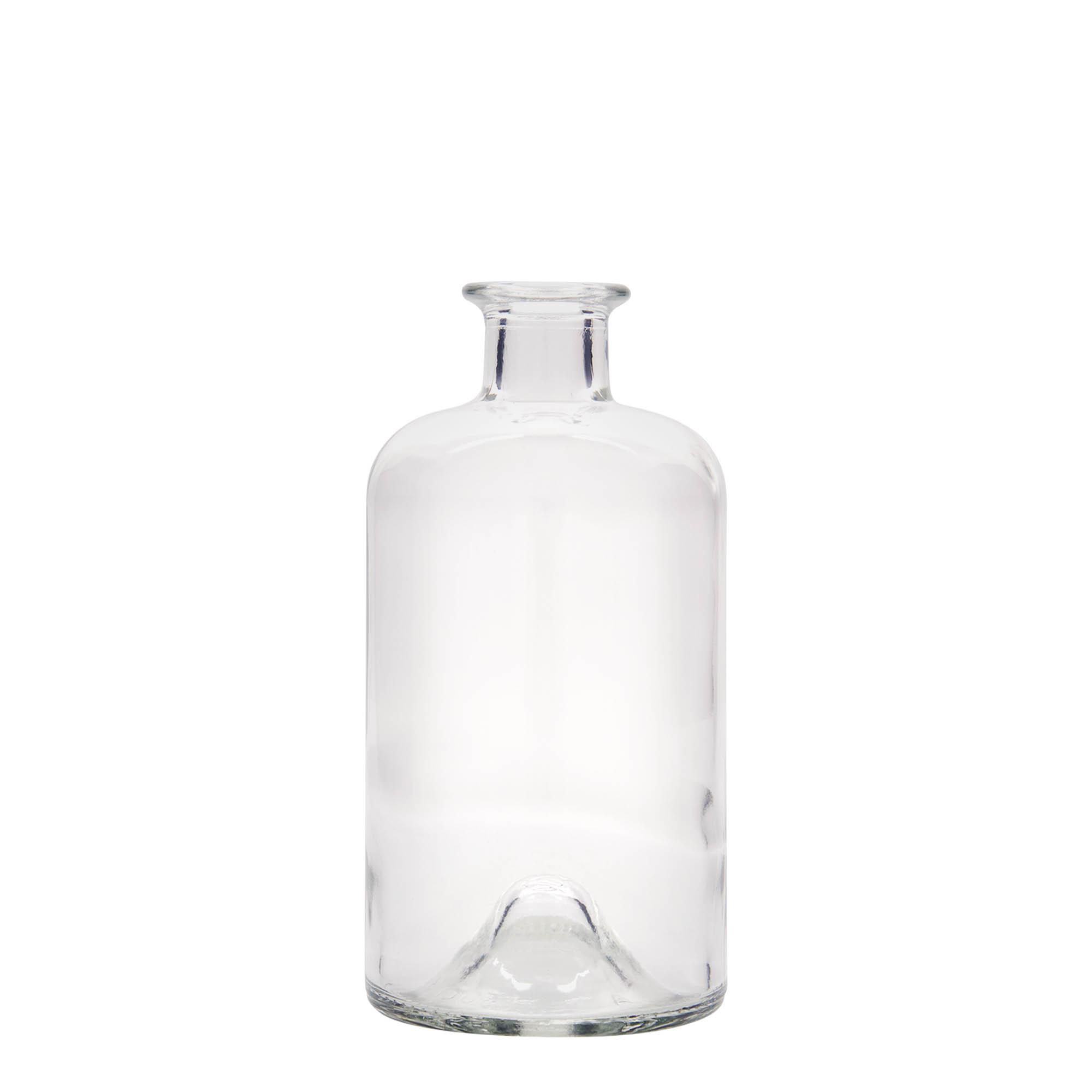 Bouteille en verre de 500 ml Apothicaire 'Docteur', ouverture : bouchon en liège Bouteille en verre de 500 ml Apothicaire 'Docteur', ouverture : bouchon en liège