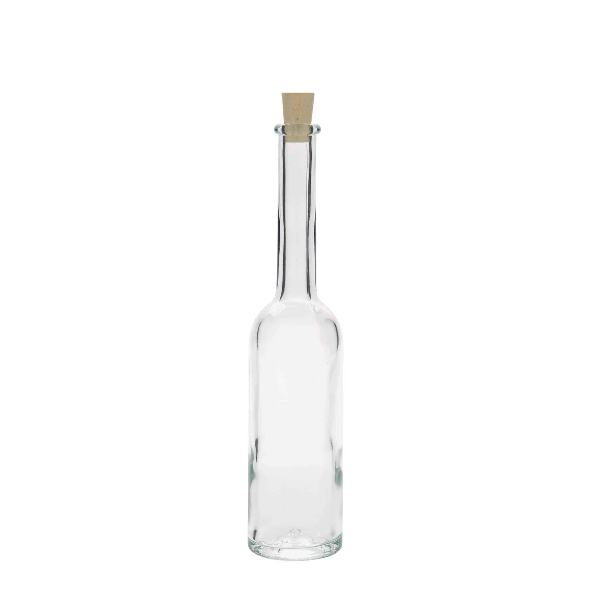 Flacon en verre de 100 ml « Opera », ouverture : bouchon en liège