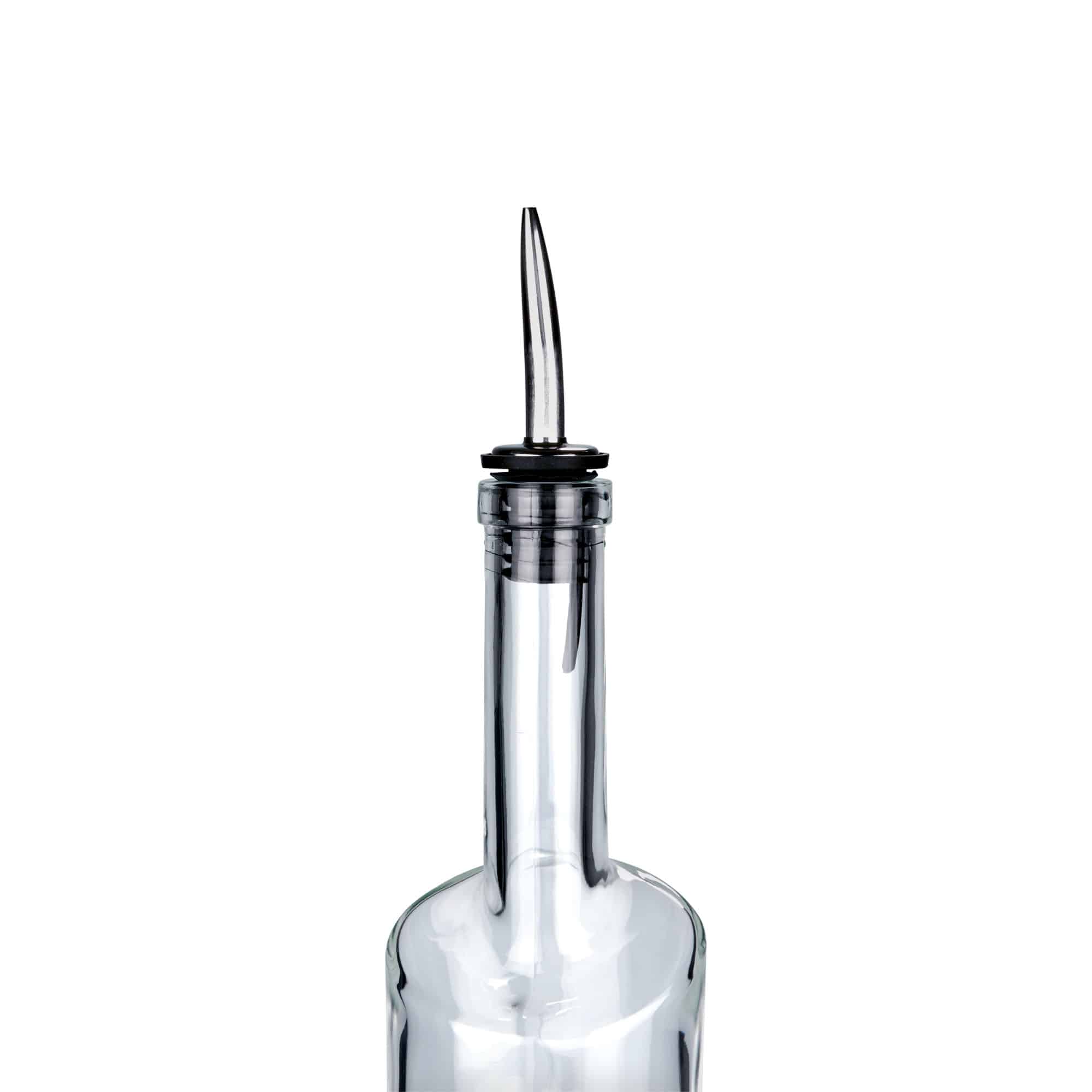 Bec-verseur inox col en velours, acier inoxydable, argenté