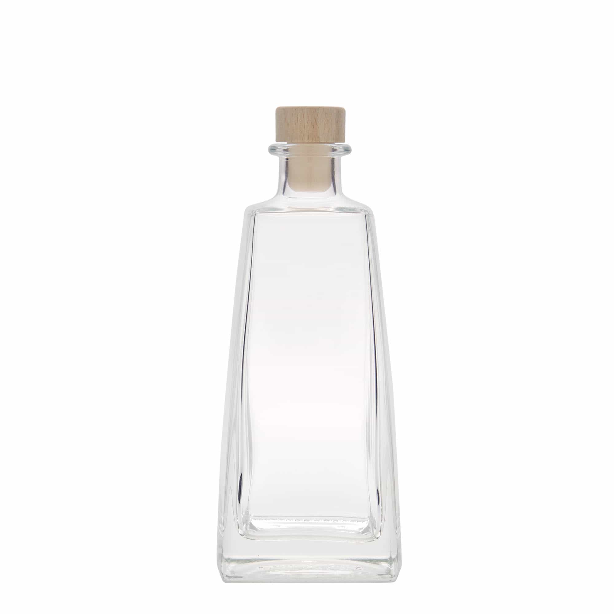 Bouteille en verre 350 ml 'Timmy', rectangulaire, ouverture : bouchon en liège