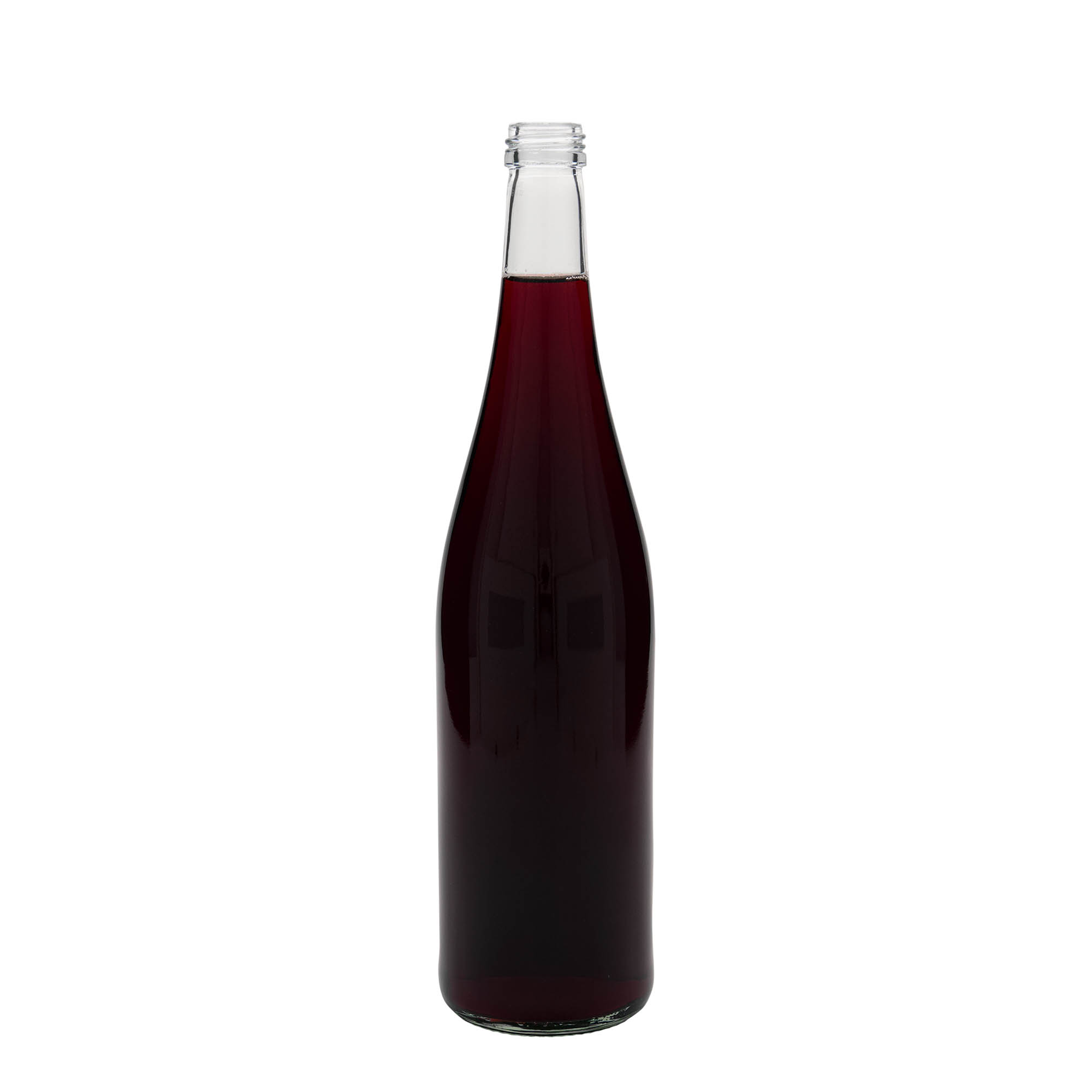 Bouteille en verre de 750 ml 'Weinschlegel', ouverture : PP 28 Bouteille en verre de 750 ml 'Weinschlegel', ouverture : PP 28