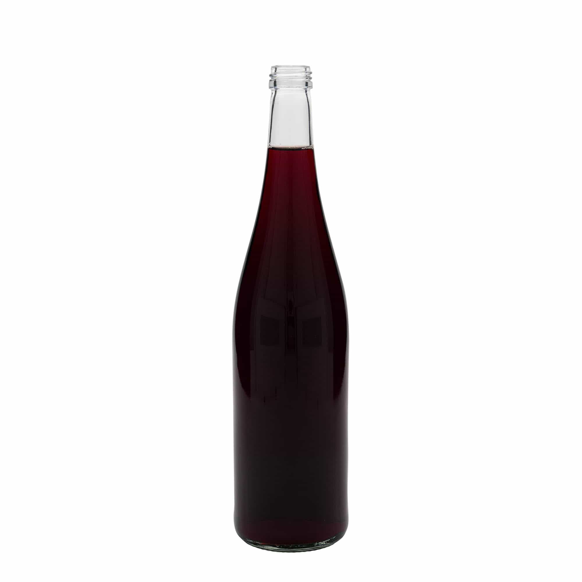 Bouteille en verre de 750 ml « Weinschlegel », ouverture : PP 28