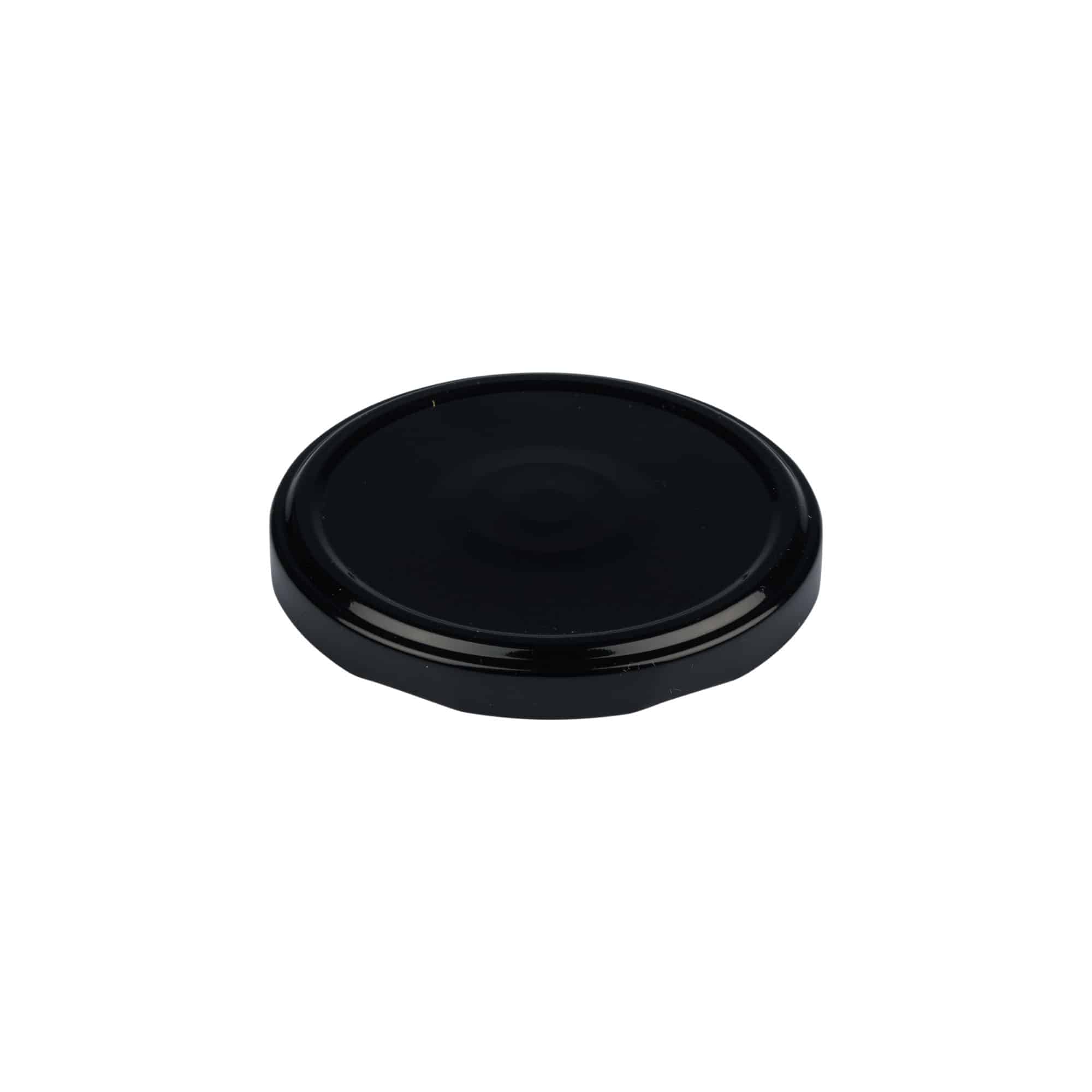 Couvercle Twist-Off, fer blanc, noir, pour bouchage: TO 82 Couvercle Twist-Off, fer blanc, noir, pour bouchage: TO 82