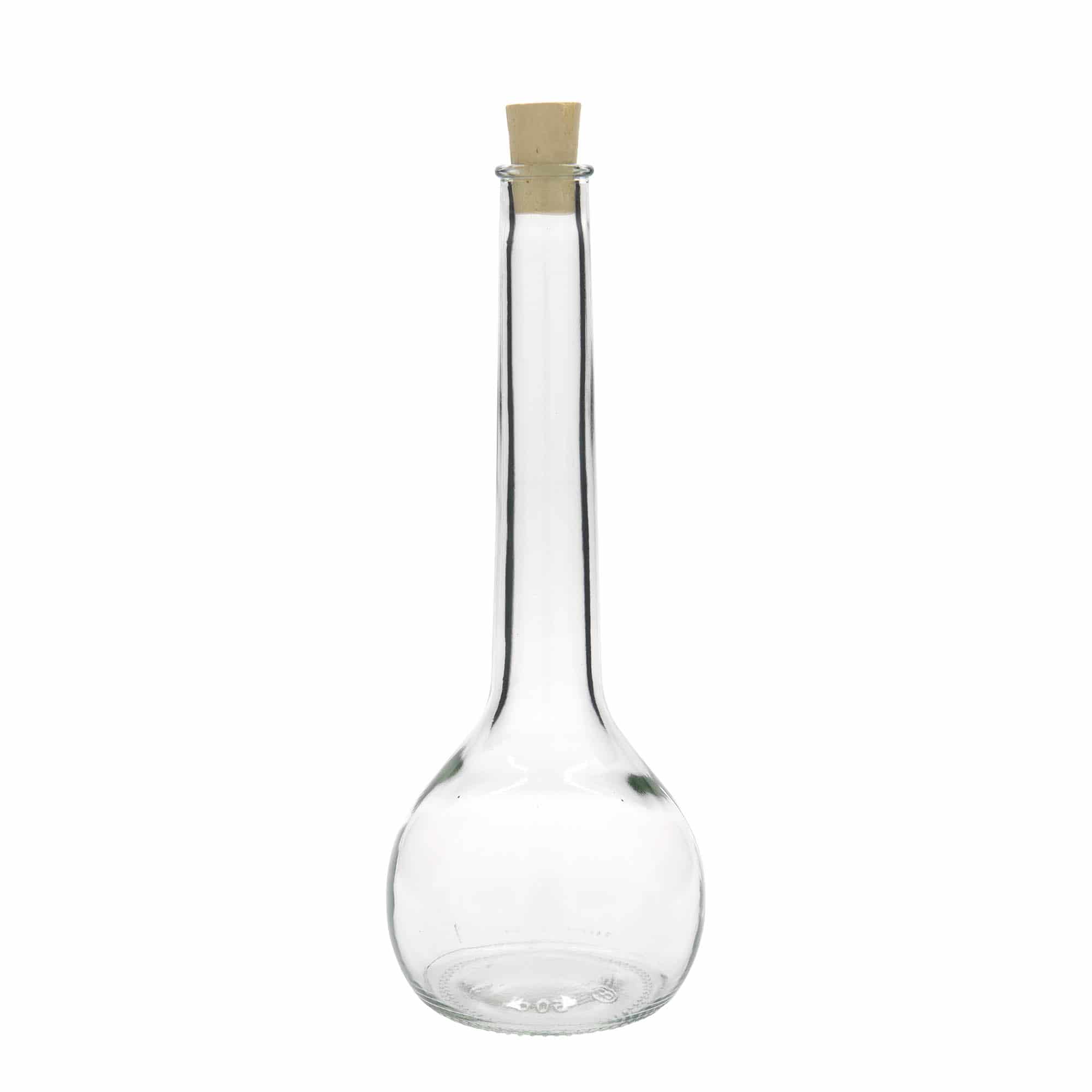 Bouteille en verre 500 ml 'Tulipano', ouverture : bouchon en liège