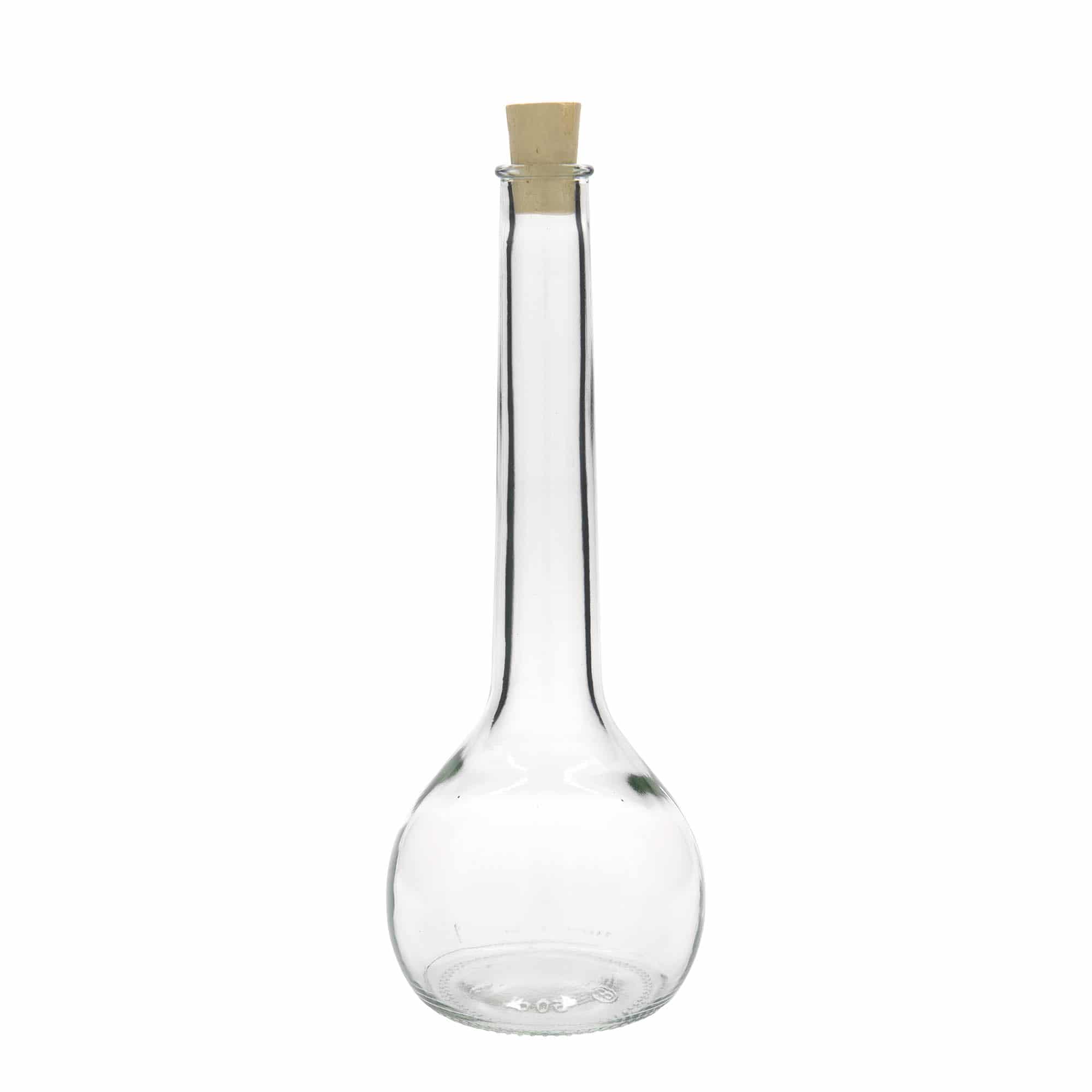 Bouteille en verre 500 ml 'Tulipano', ouverture : bouchon en liège