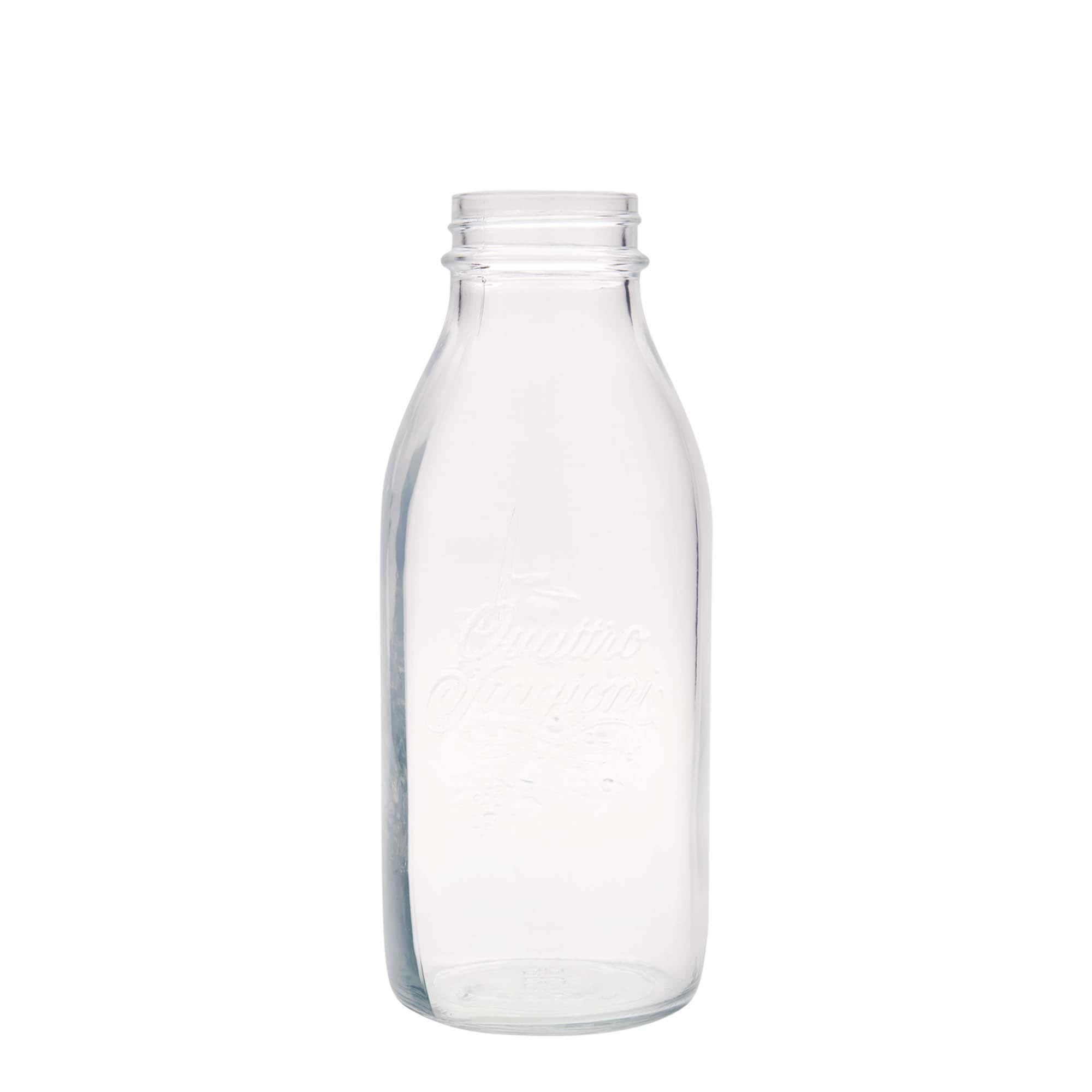 Bouteille en verre 1.000 ml « Quattro Stagioni », ouverture : bouchon à vis