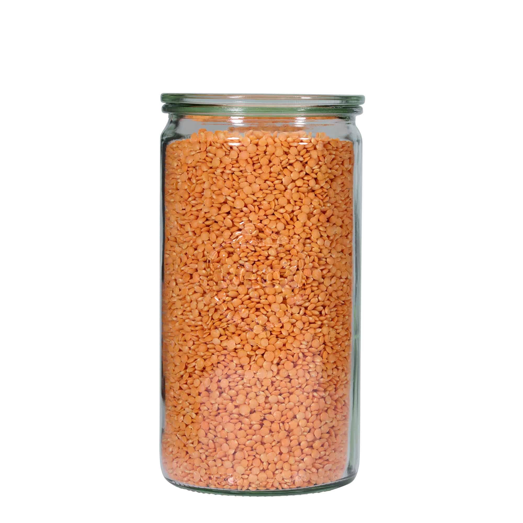 1,575 ml verre cylindrique WECK, ouverture : bord rond