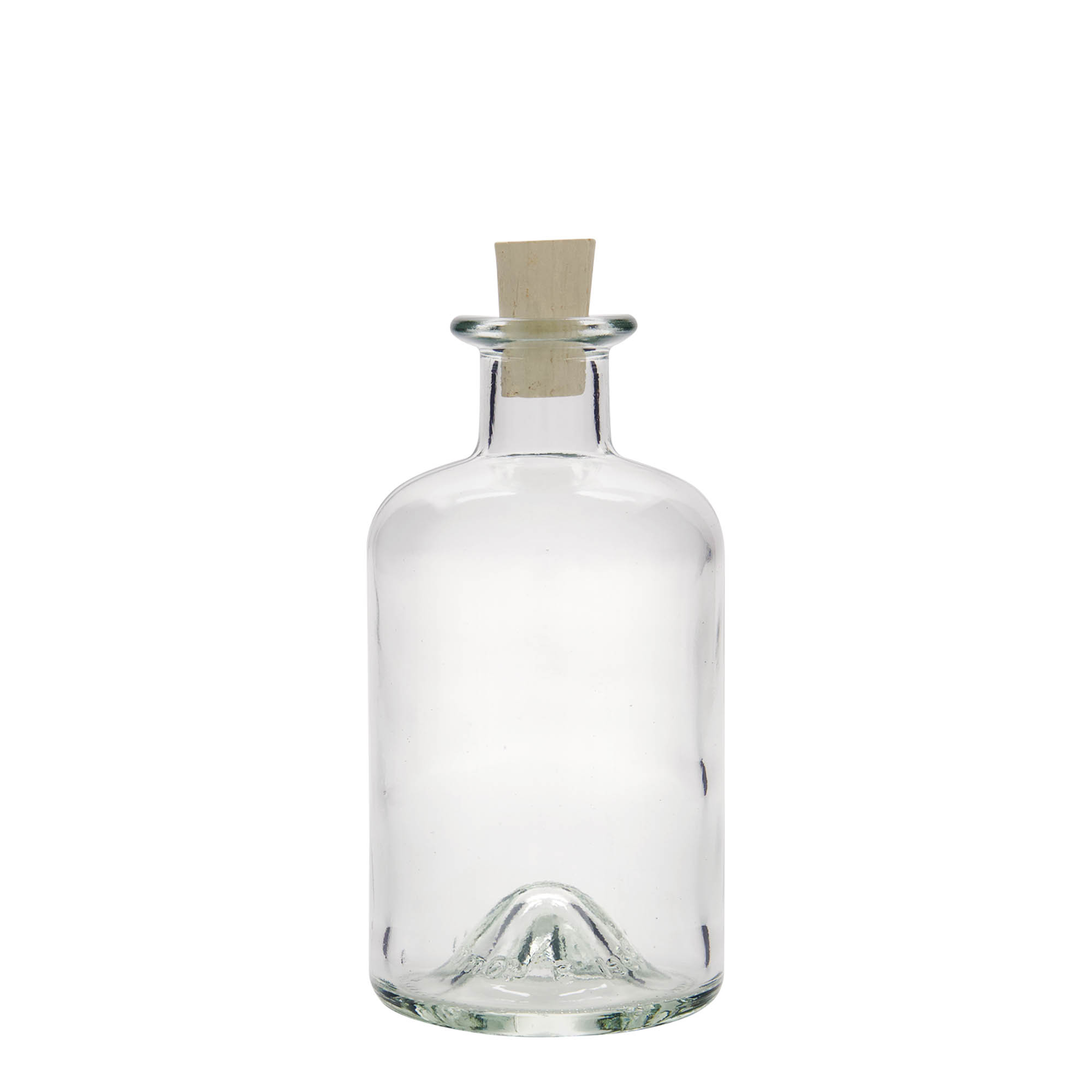 Bouteille en verre de 350 ml pour pharmacien, ouverture : liège Bouteille en verre de 350 ml pour pharmacien, ouverture : liège