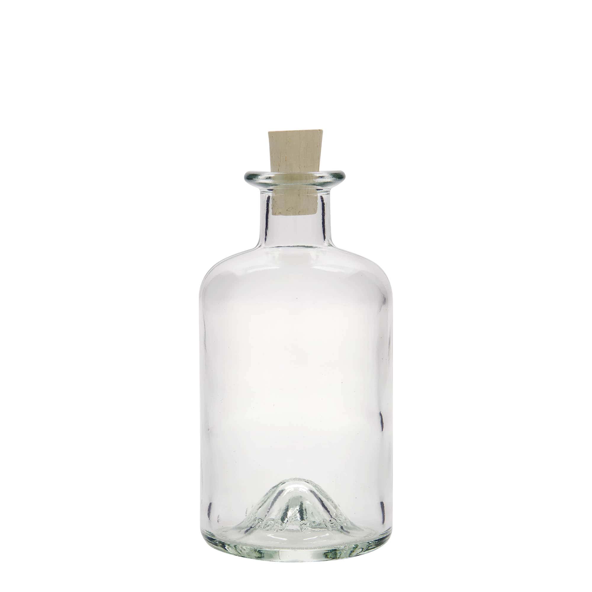 Bouteille en verre de 350 ml pour pharmacien, ouverture : liège