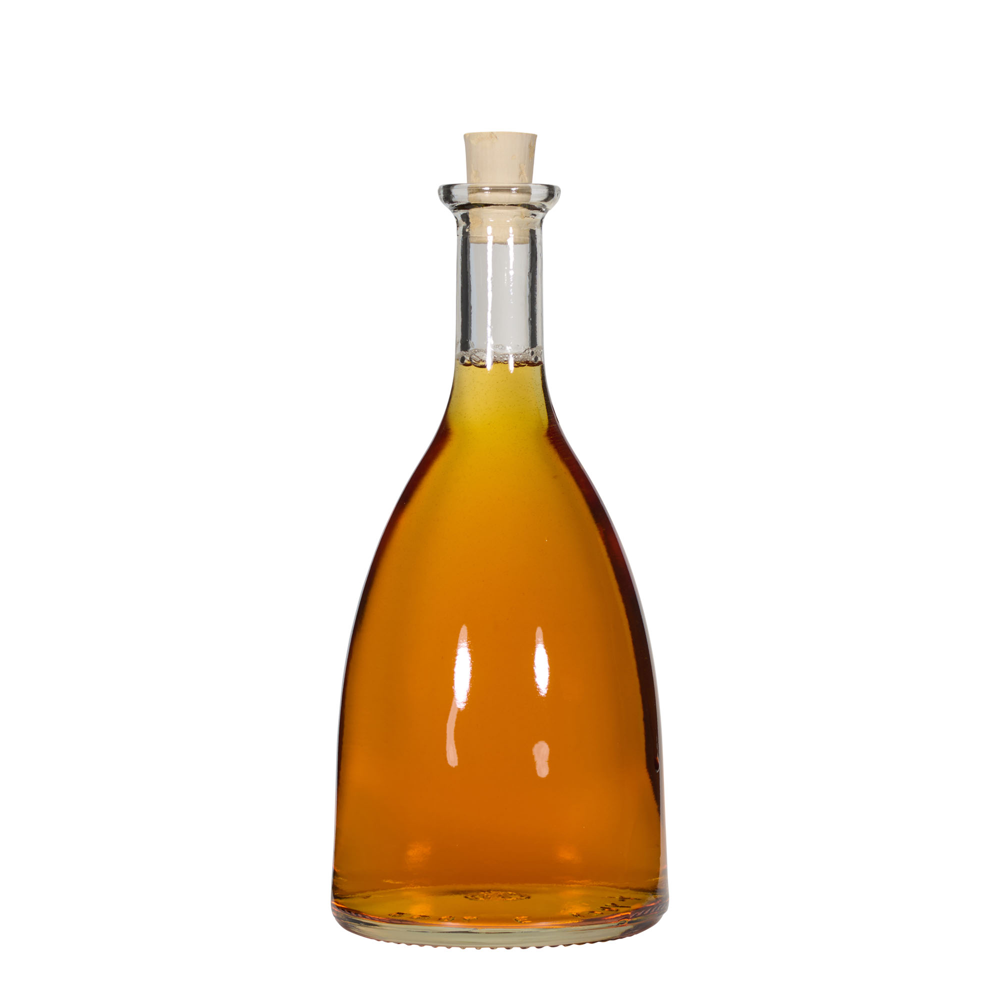 Bouteille en verre 700 ml 'Viola', ouverture : bouchon en liège Bouteille en verre 700 ml 'Viola', ouverture : bouchon en liège