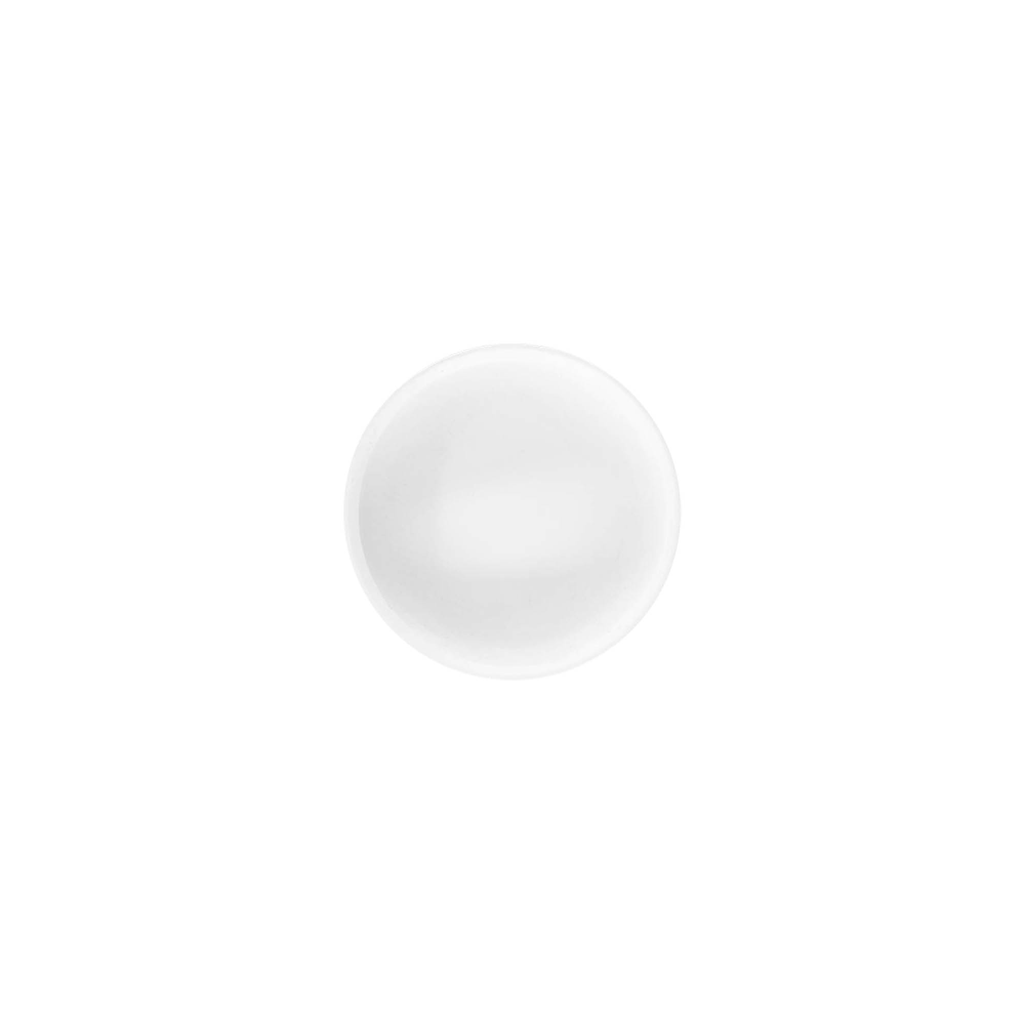 Bouchon à vis 'White Line' 6 ml, plastique PP, blanc