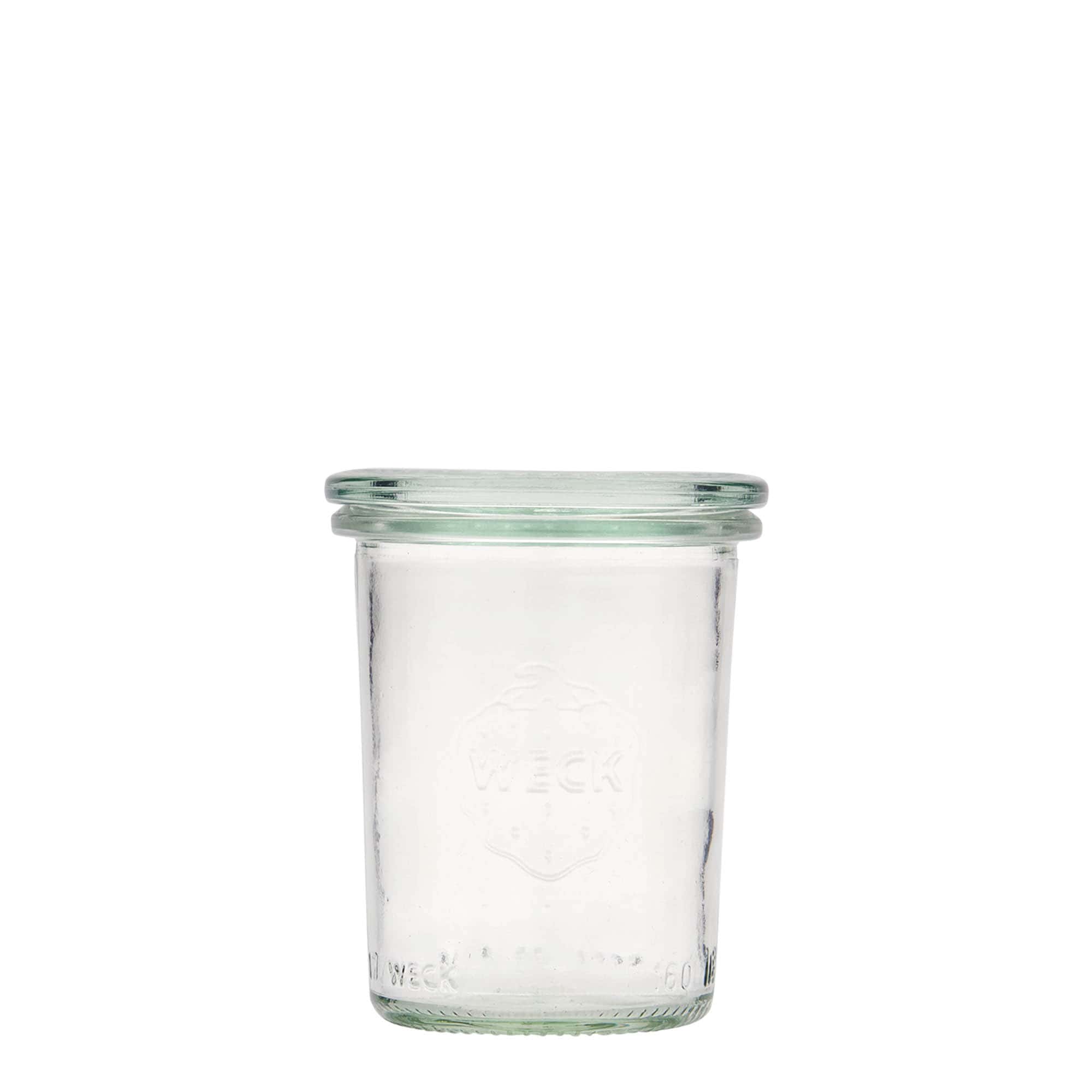 160 ml bocal WECK à renversement, ouverture : bord rond