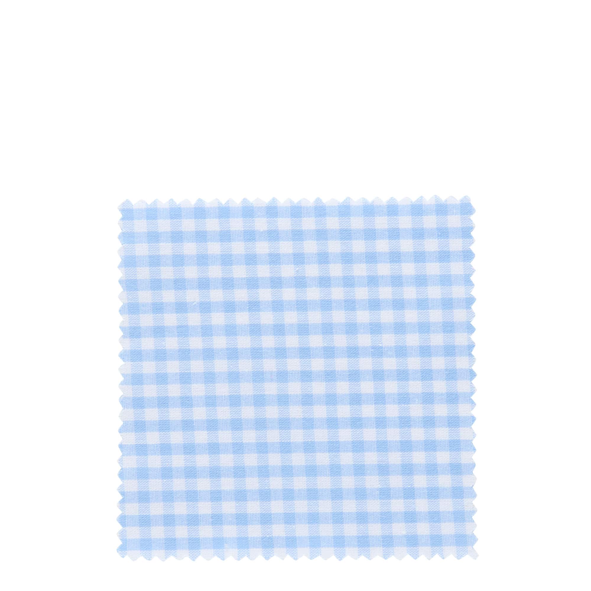 Petite nappe en tissu à carreaux 12x12, carrée, textile, bleu clair, ouverture : TO38-TO53