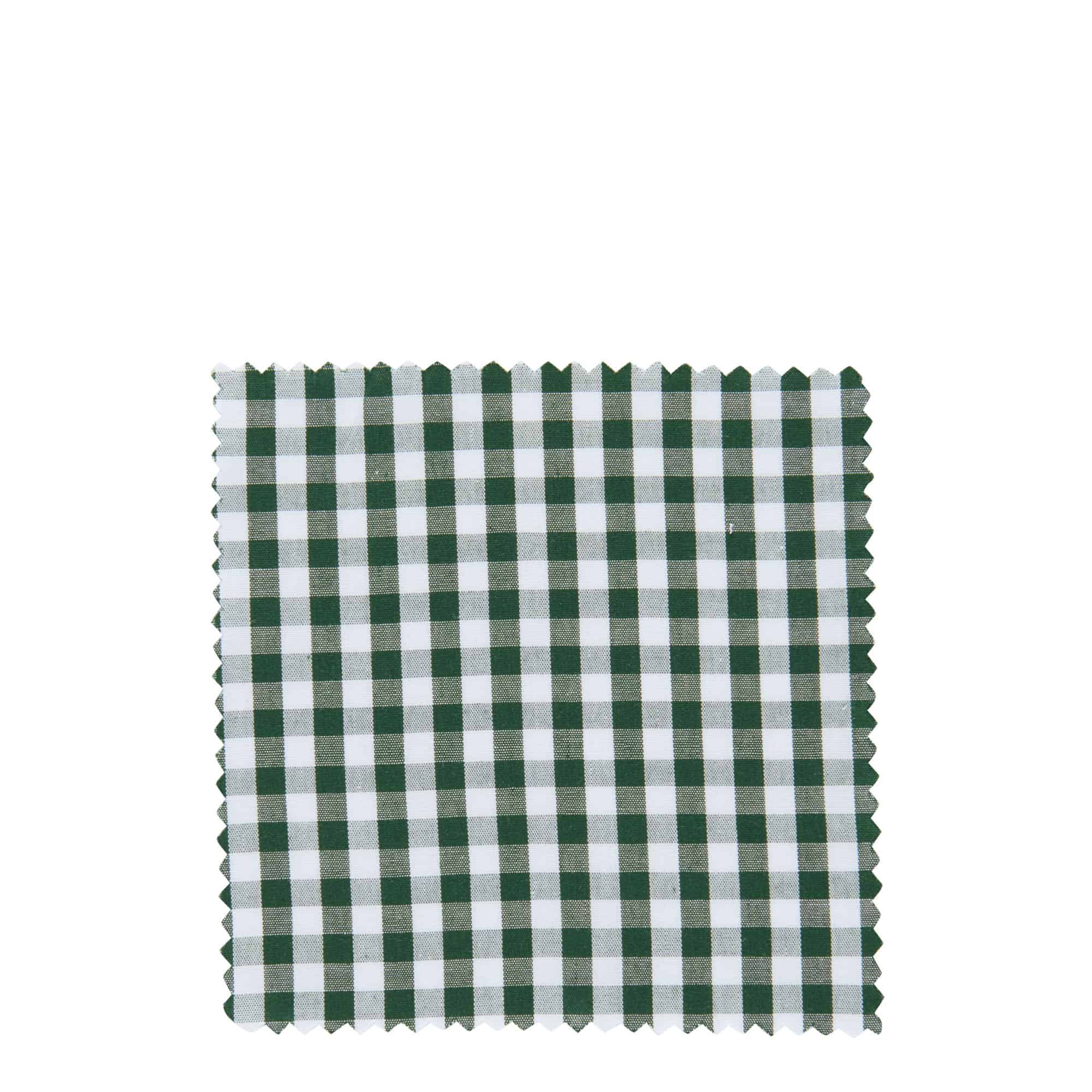 Napperon à carreaux 12x12, carré, tissu, vert foncé, bouchage: TO38-TO53