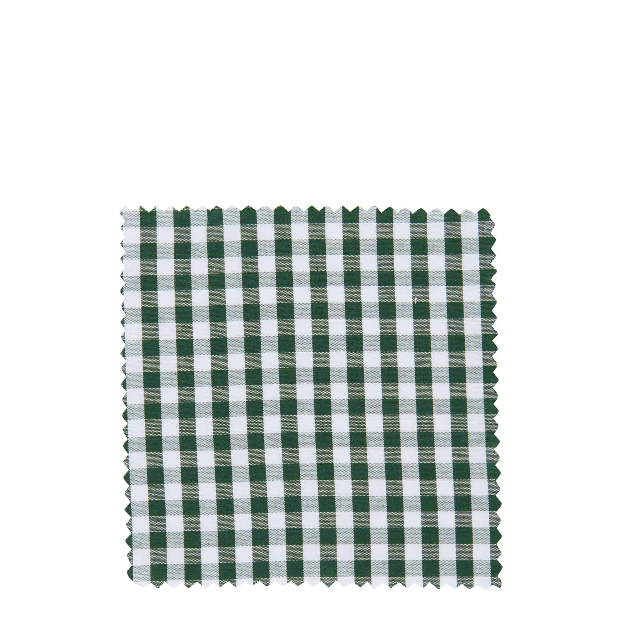 Carré en tissu à carreaux 12x12, textile, vert foncé, ouverture : TO38-TO53