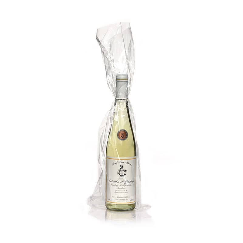 Sac à bouteilles, carré, plastique, transparent Sac à bouteilles, carré, plastique, transparent