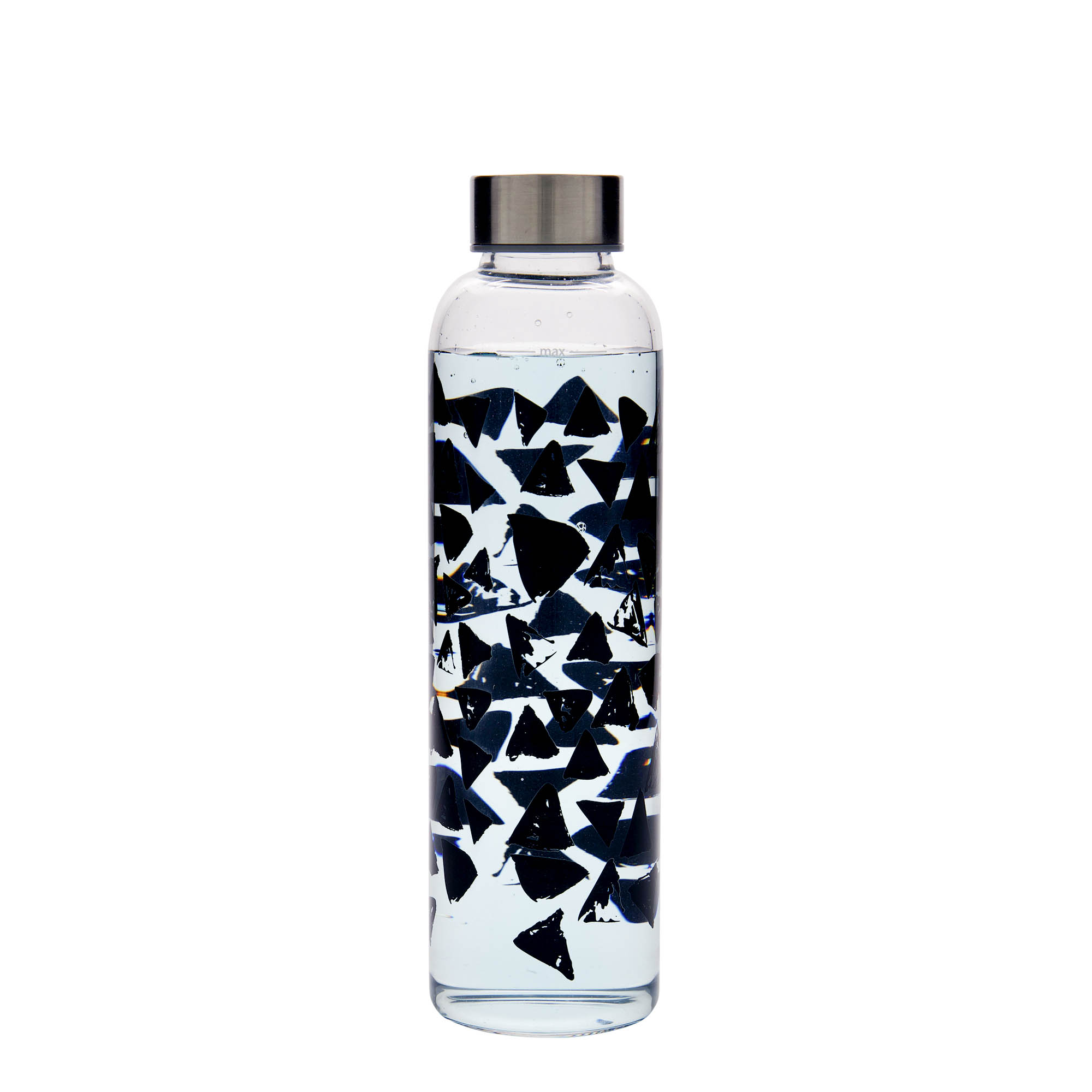500 ml bouteille d'eau 'Perseus - Triangles Noirs', ouverture : bouchon à vis