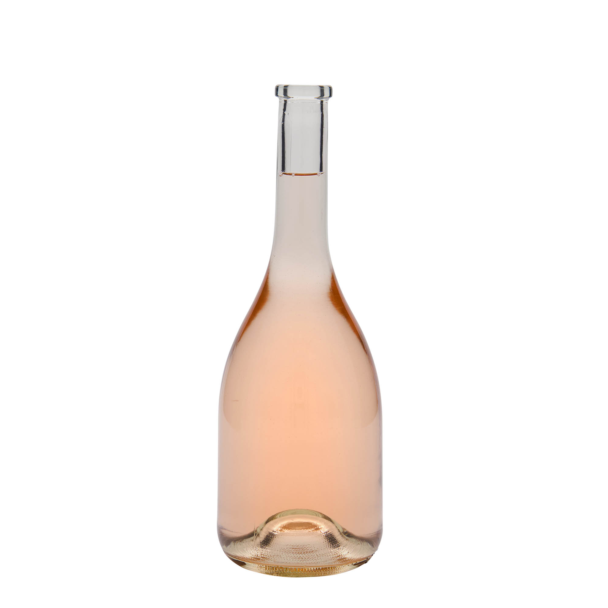 Bouteille en verre 750 ml 'Rustica', ouverture : bouchon en liège Bouteille en verre 750 ml 'Rustica', ouverture : bouchon en liège