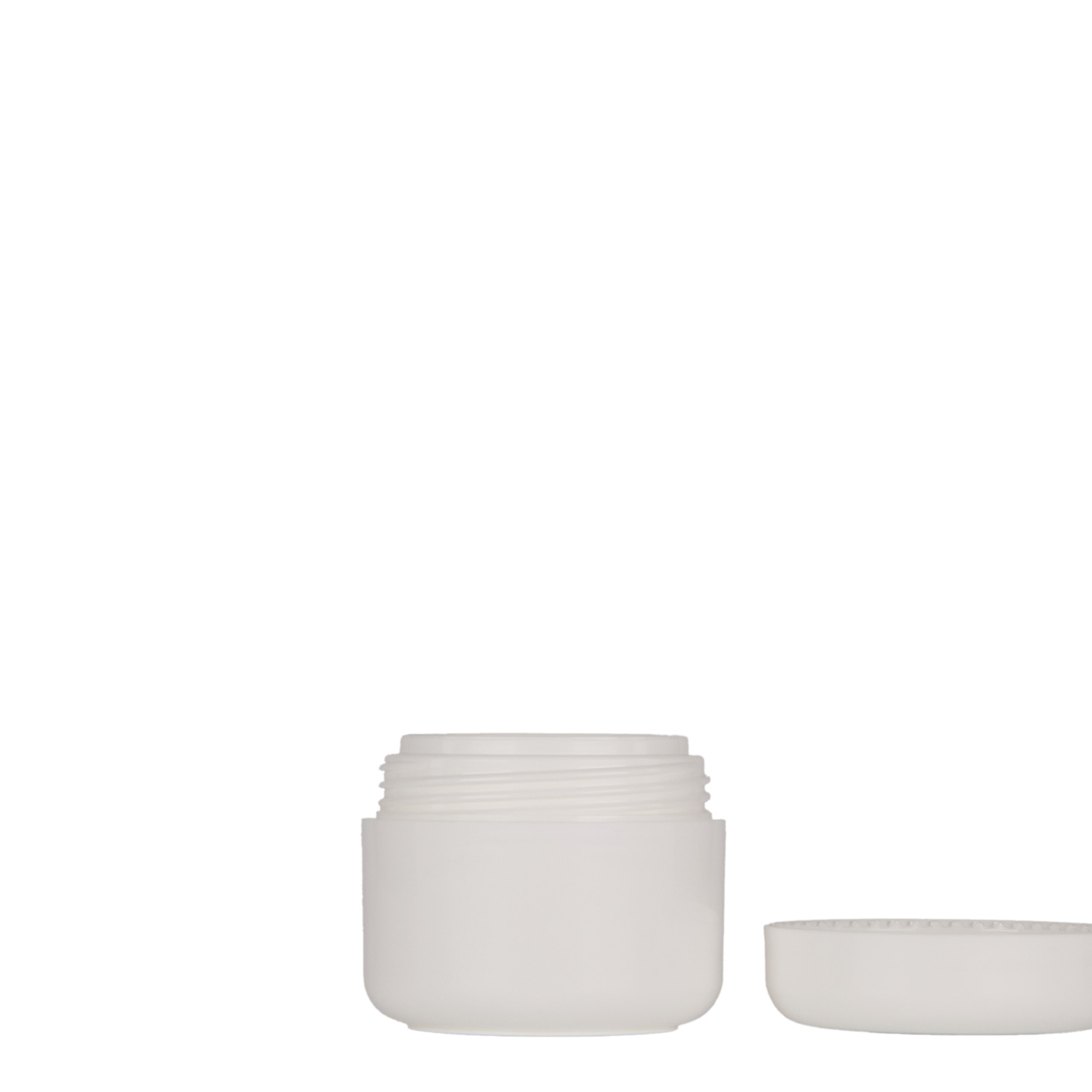 Dose en plastique 15 ml 'Bianca', PP, blanc, ouverture : bouchon à vis