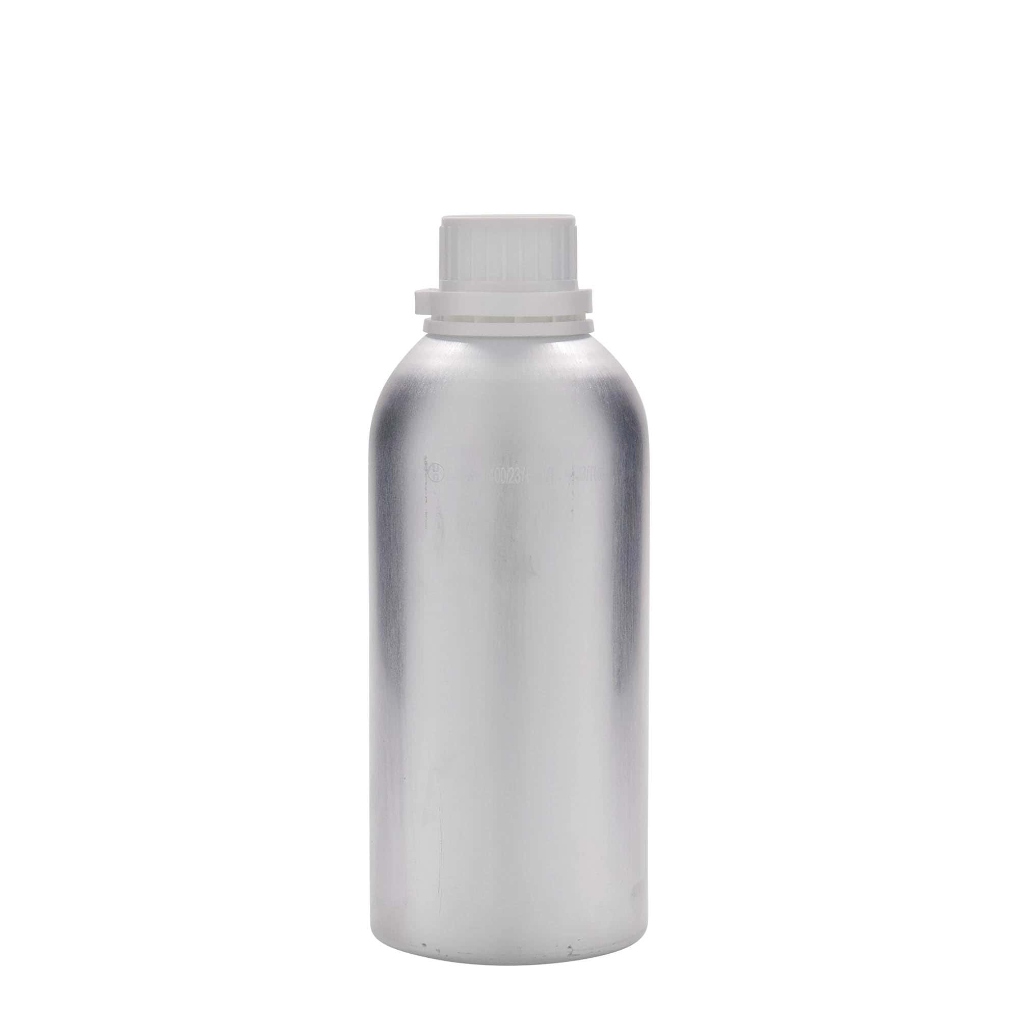 Bouteille en aluminium 625 ml, métal, argent, ouverture : DIN 32