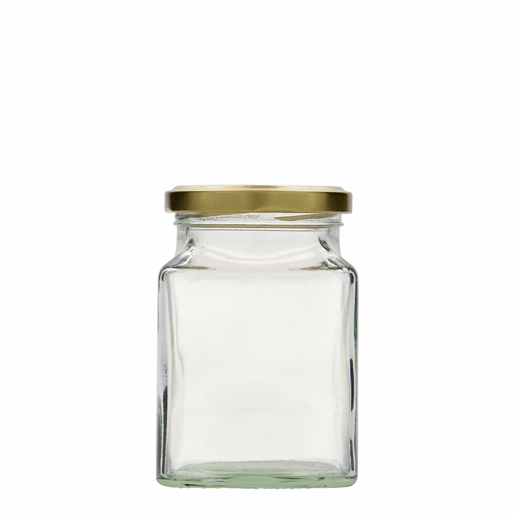 Bocal carré 314 ml, bouchage: Twist-Off (TO 63)