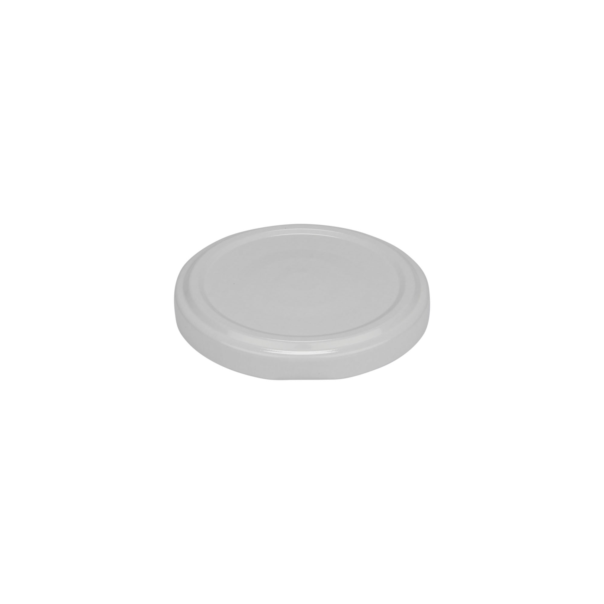 Bouchon à vis, tôle blanche, blanc, pour ouverture : TO 63