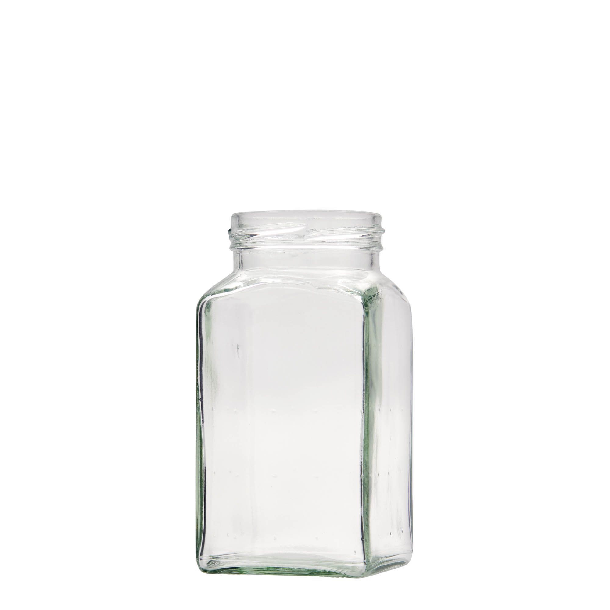312 ml en verre carré, ouverture : Twist-Off (TO 58)