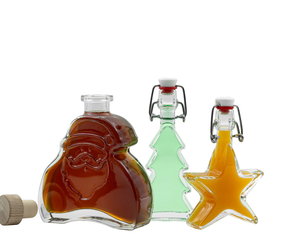 Bouteilles de Noël Bouteilles de Noël