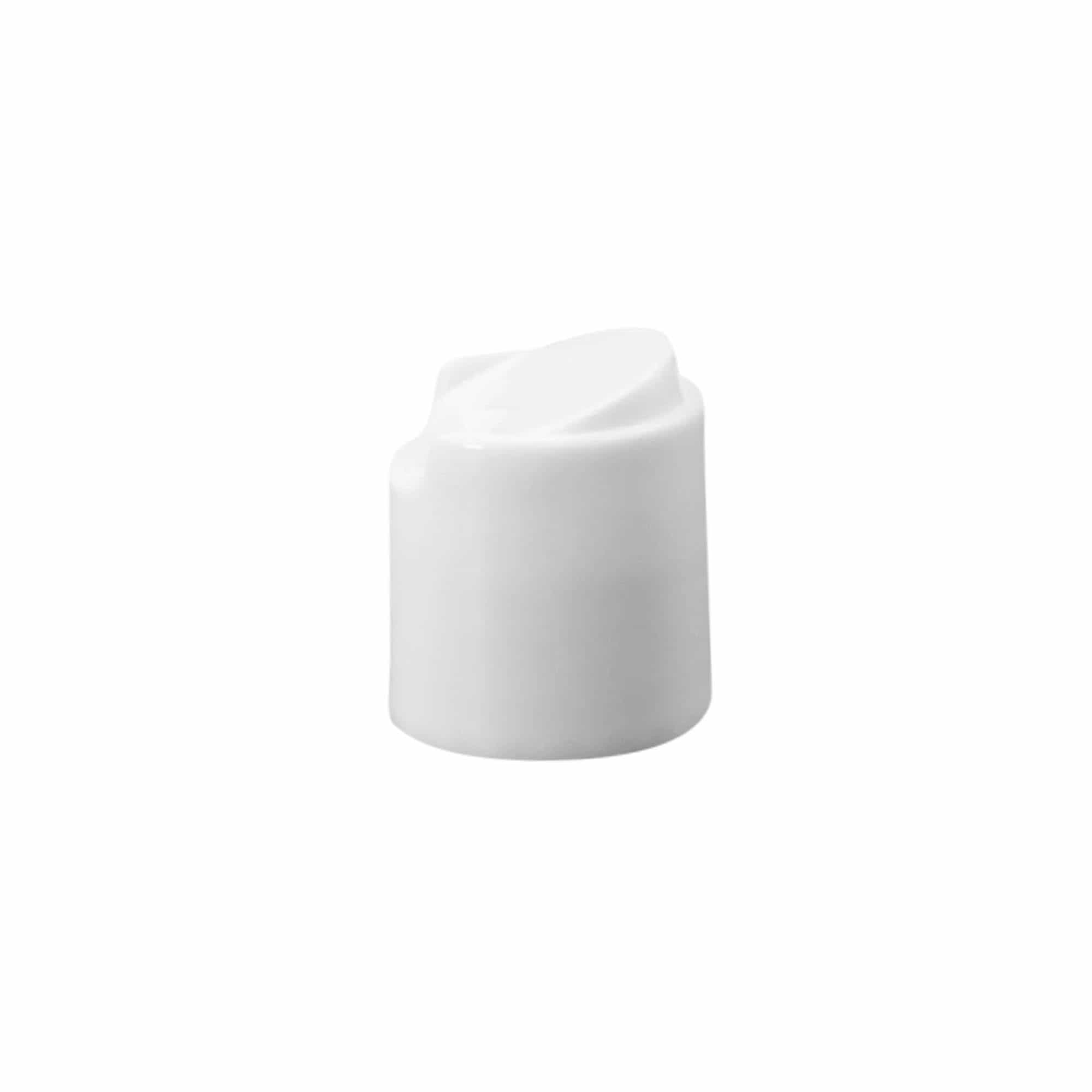 Bouchon à vis Disc Top, plastique PP, blanc, pour ouverture : 24/410 Bouchon à vis Disc Top, plastique PP, blanc, pour ouverture : 24/410