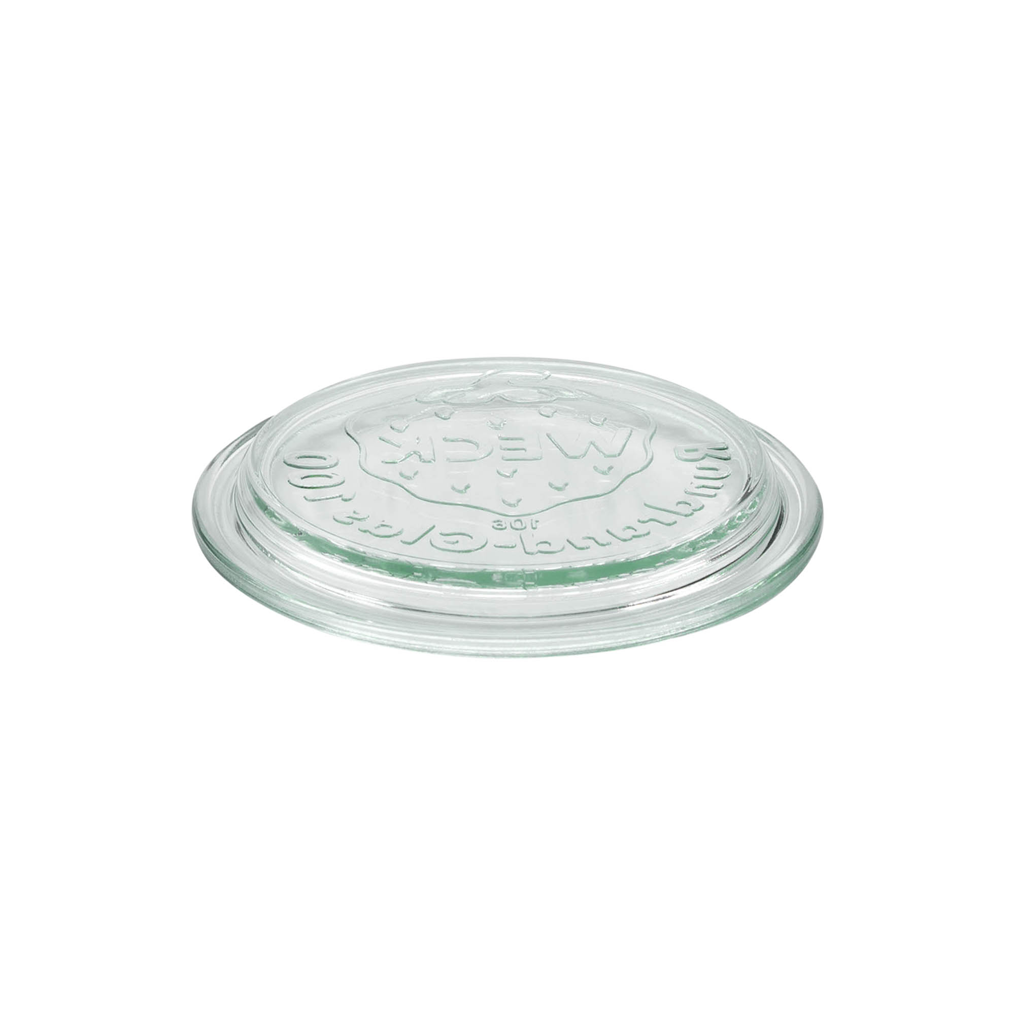 Couvercle en verre WECK à bord rond #, pour ouverture : RR100 Couvercle en verre WECK à bord rond #, pour ouverture : RR100
