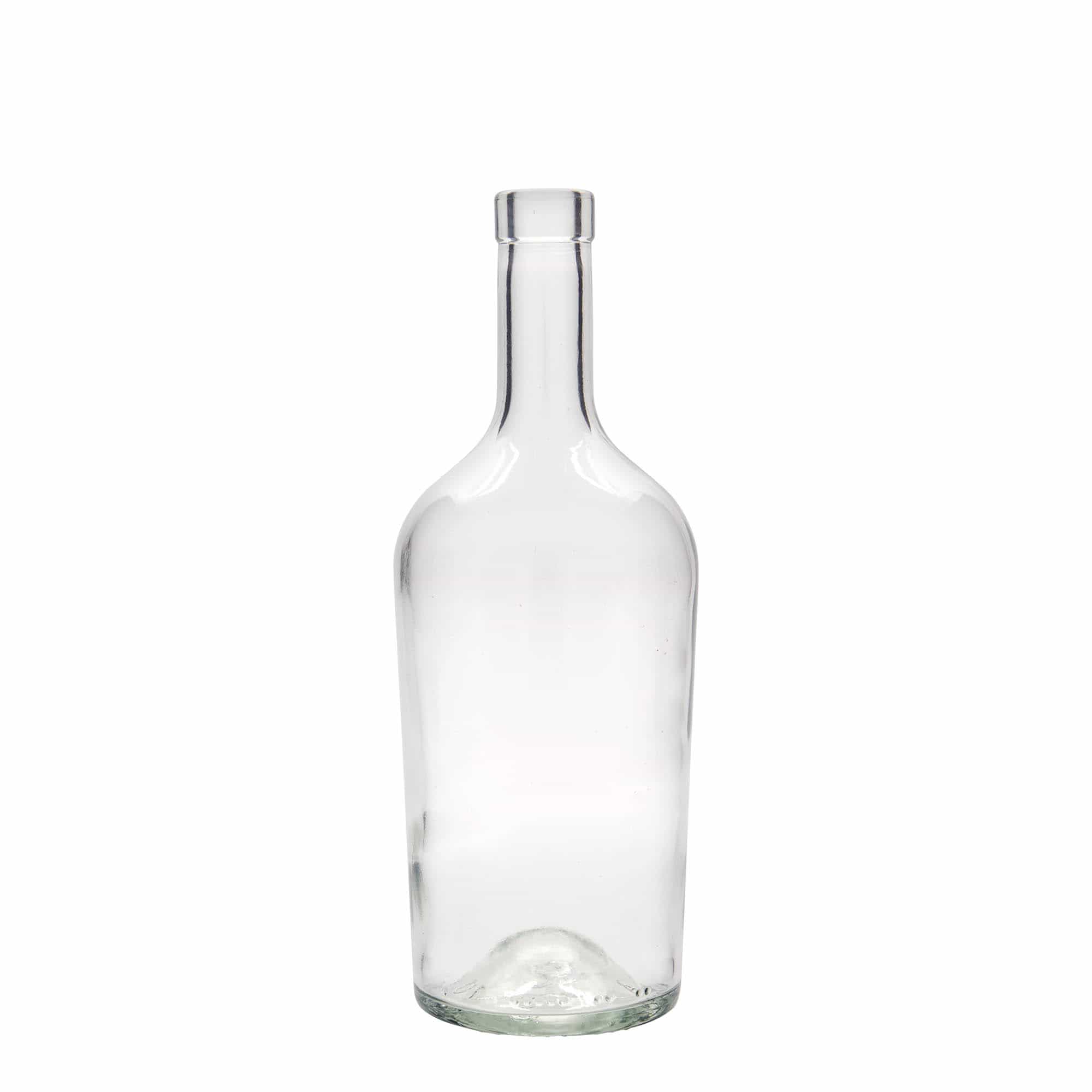 Bouteille en verre 700 ml 'Margarethe', ouverture : bouchon en liège