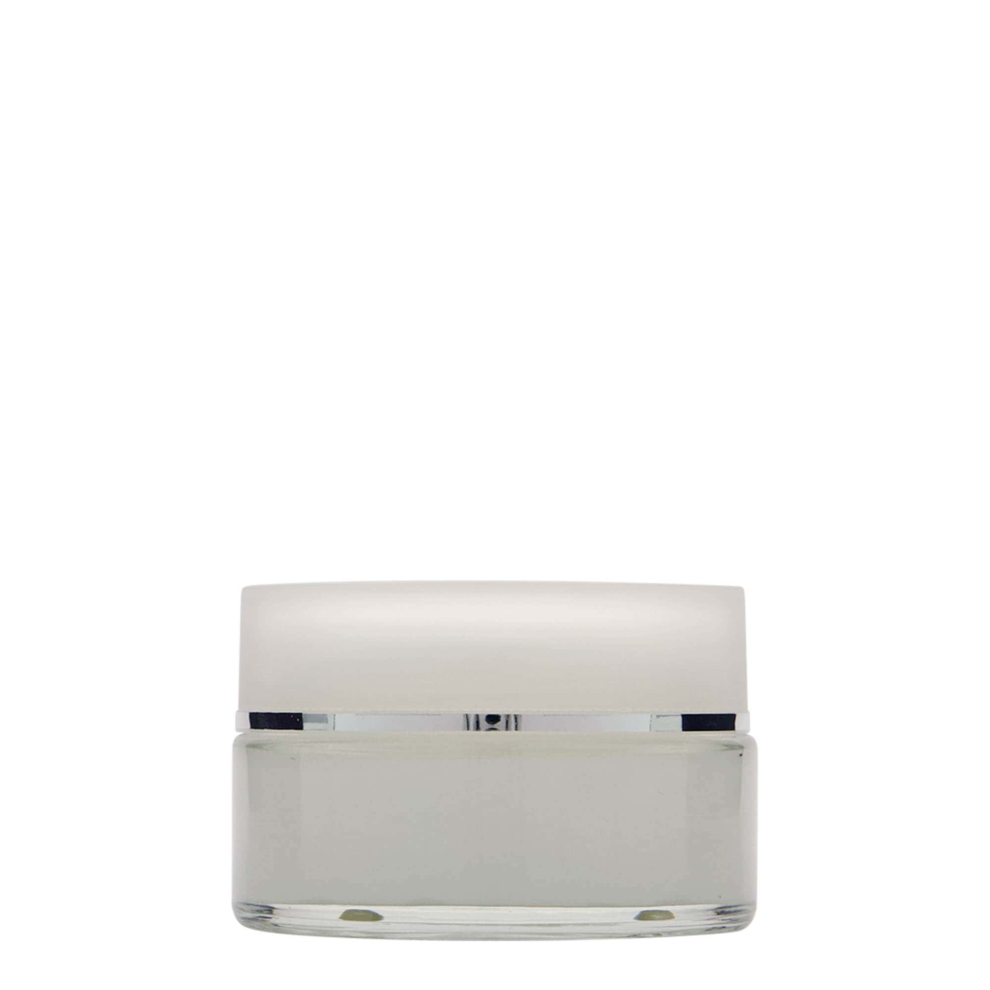 Pot de 100 ml « Clear Edition », verre, ouverture : bouchon à vis