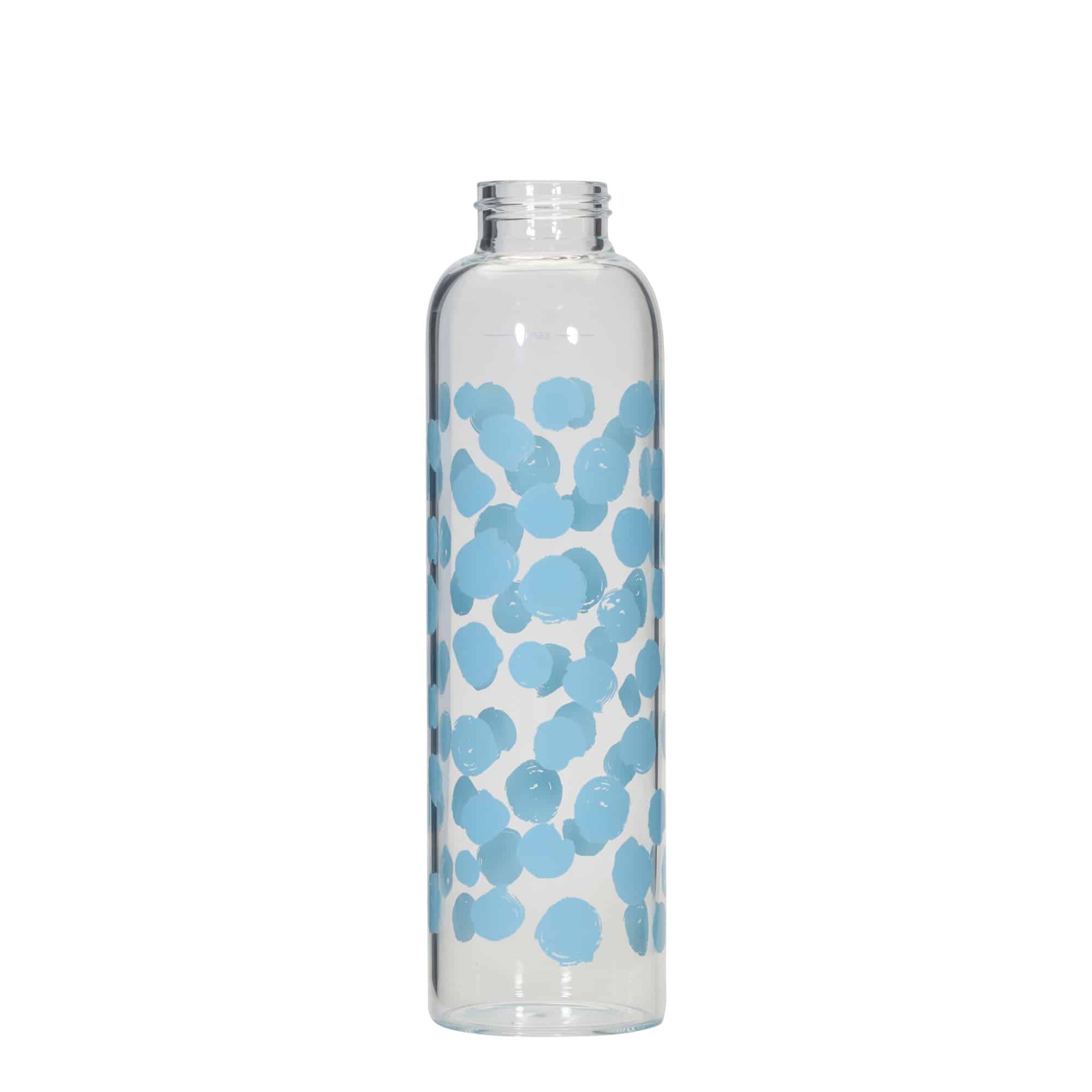 Bouteille d'eau 500 ml 'Perseus - Points bleus', ouverture : bouchon à vis