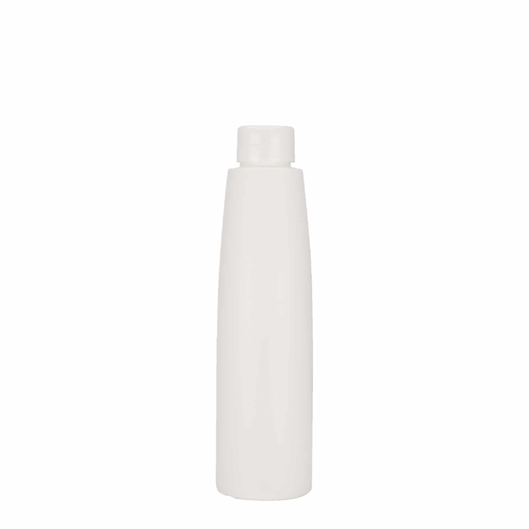 Flacon plastique 200 ml 'Donald', HDPE, blanc, ouverture : 24/410