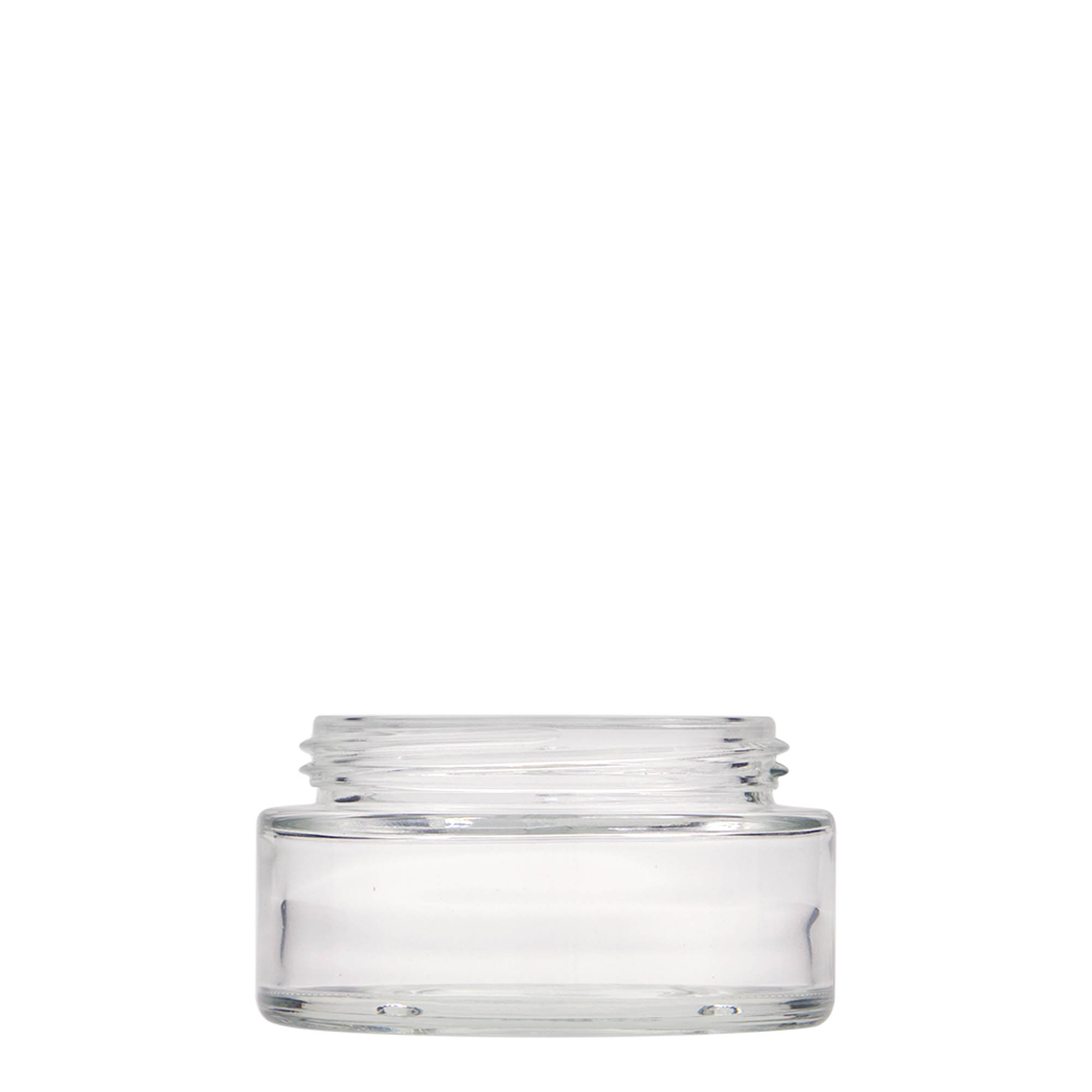 Pot de 100 ml « Clear Edition », verre, ouverture : bouchon à vis
