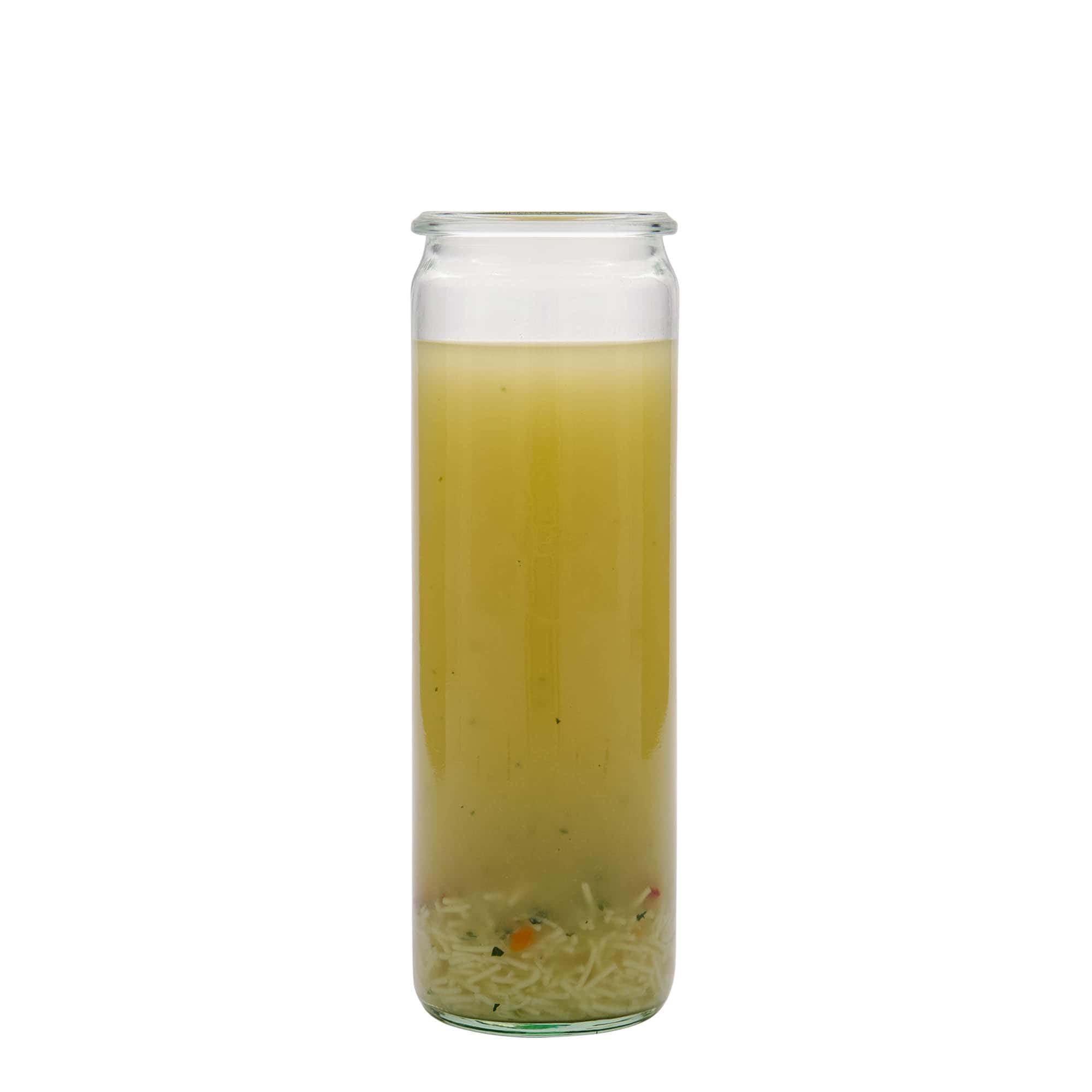 600 ml verre cylindrique WECK, ouverture : bord rond