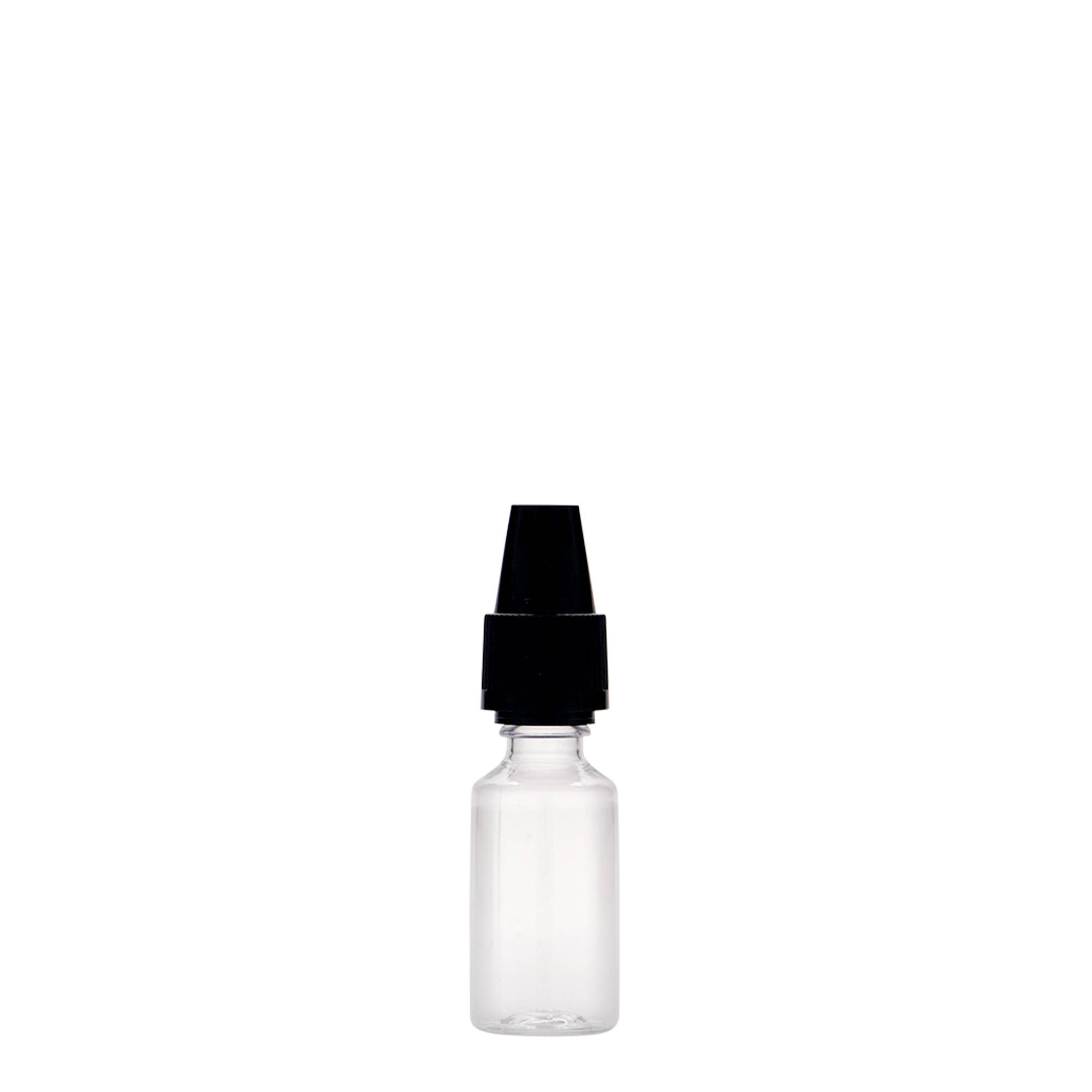 Flacon PET 10 ml « E-Liquid » avec sécurité qualité et enfant, plastique, ouverture : bouchon à vis Flacon PET 10 ml « E-Liquid » avec sécurité qualité et enfant, plastique, ouverture : bouchon à vis