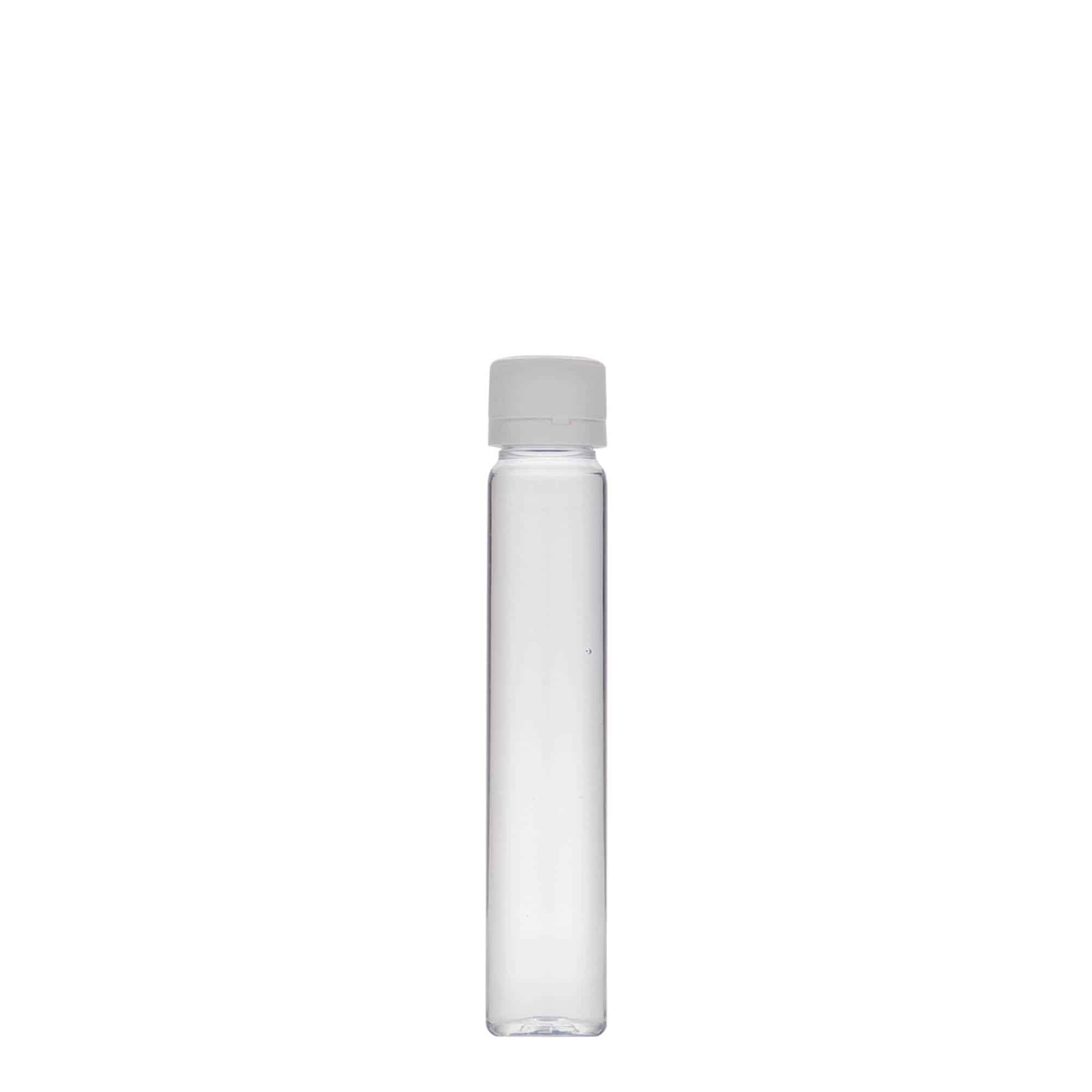 25 ml tube PET, plastique, ouverture : bouchon à vis