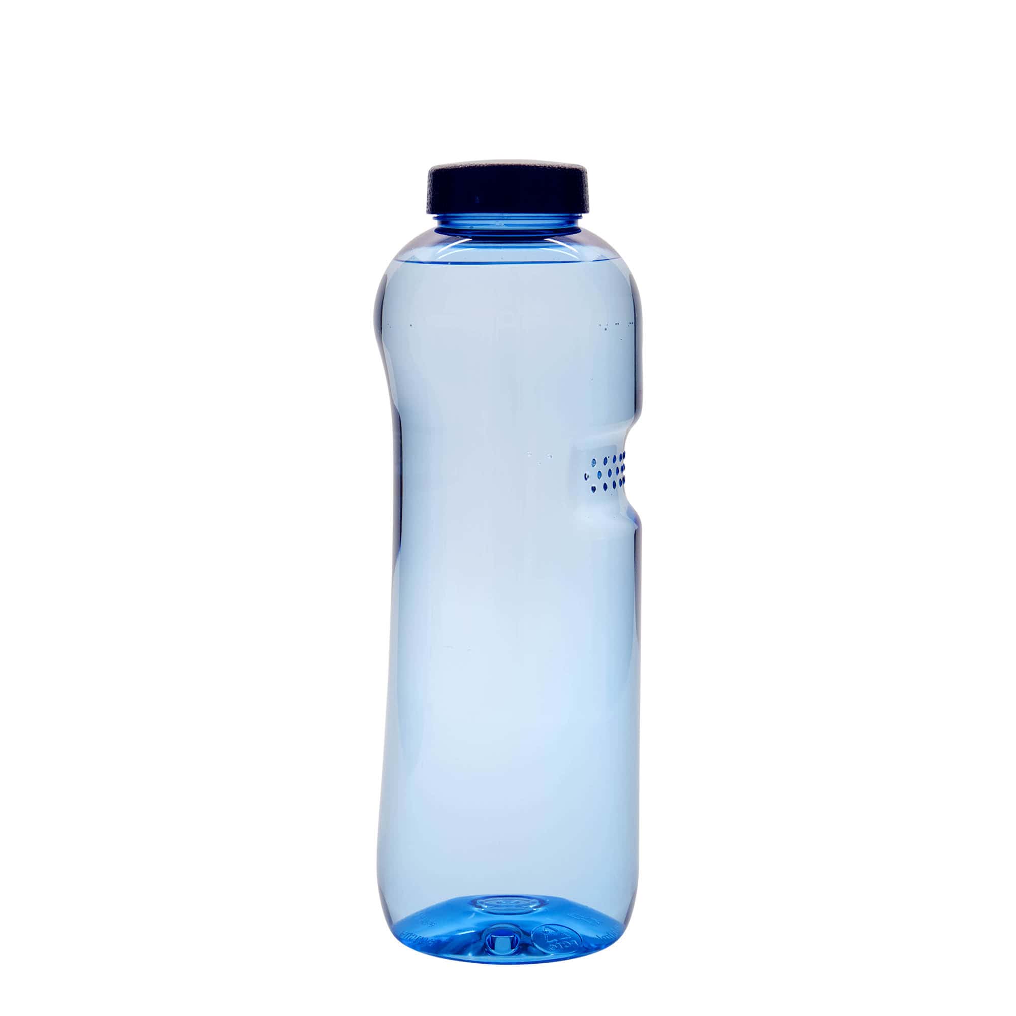 Bouteille à boire PET 1 000 ml « Kavodrink », plastique, bleu