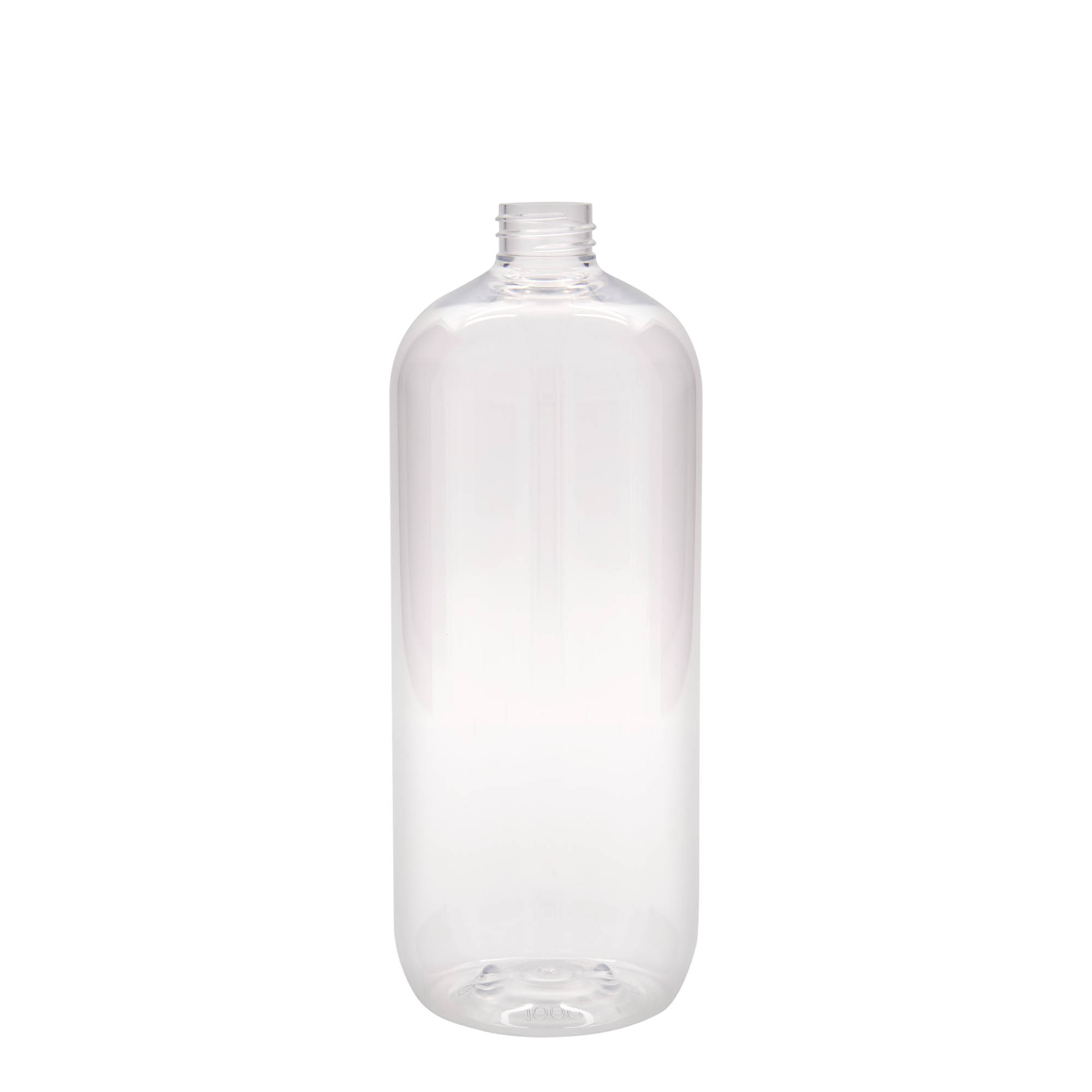 Bouteille PET 1 000 ml 'Boston', plastique, ouverture : 28/410 Bouteille PET 1 000 ml 'Boston', plastique, ouverture : 28/410