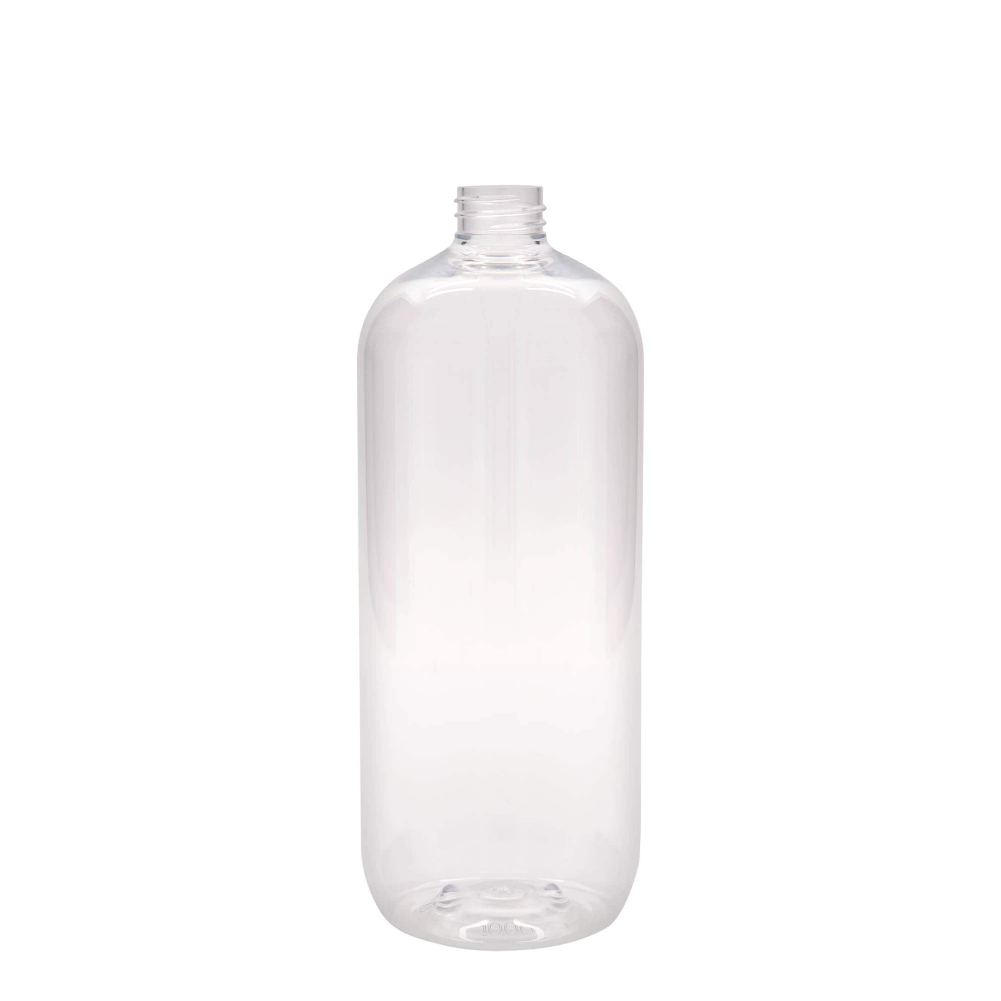 Bouteille PET 1 000 ml « Boston », plastique, ouverture : 28/410