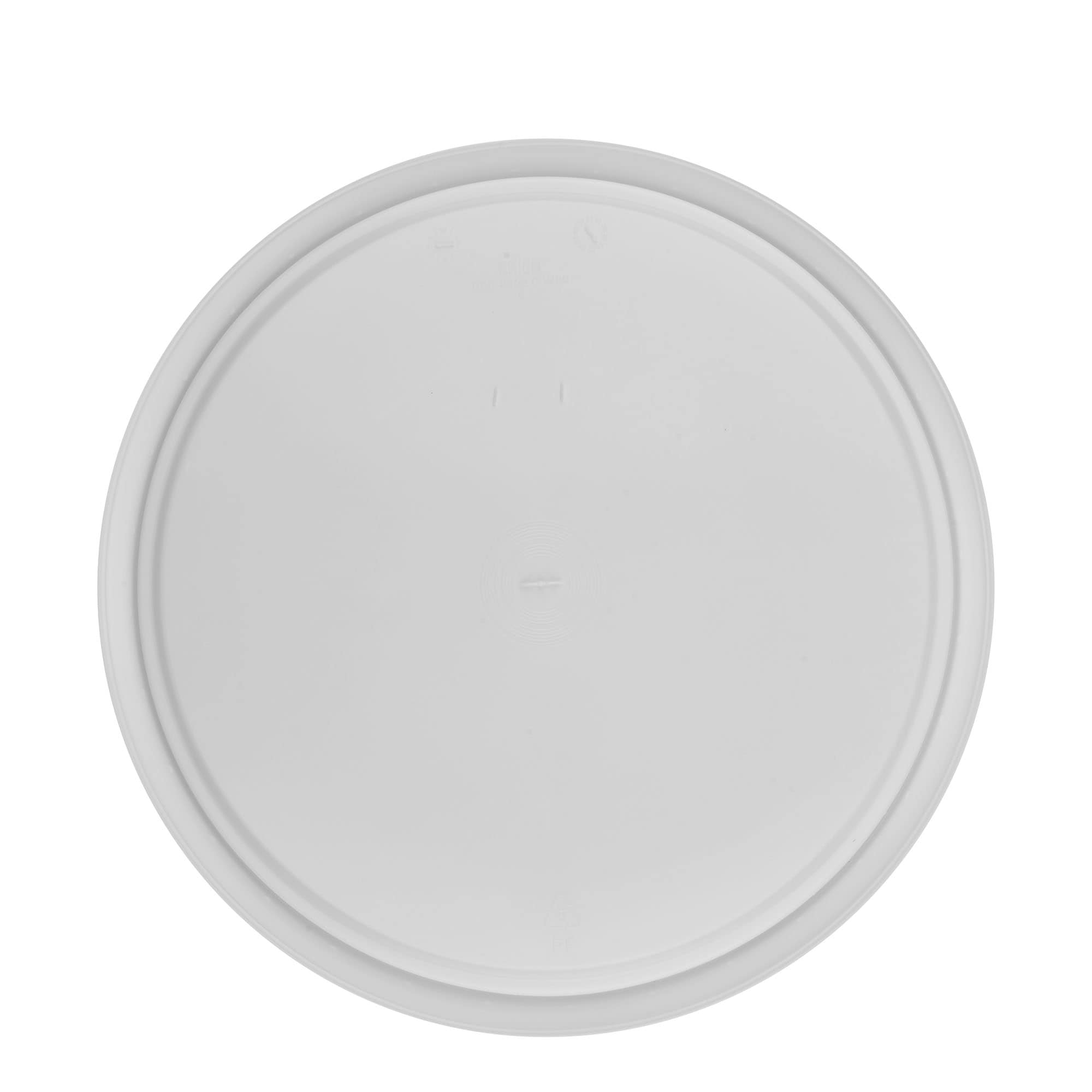 Couvercle pour seau 30 l, plastique PP, blanc