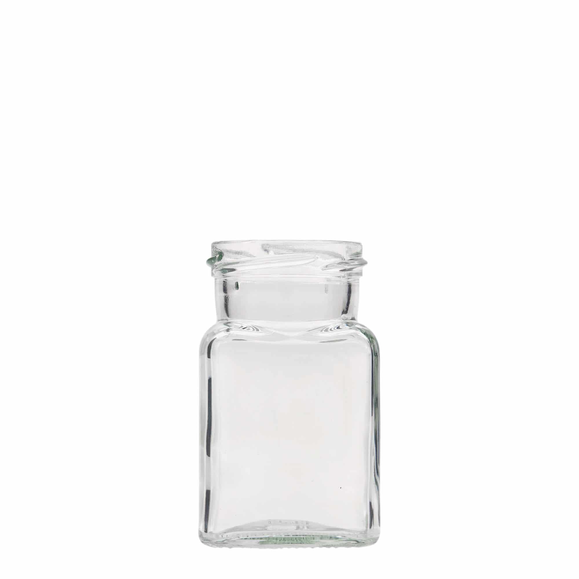 150 ml verre carré, ouverture : Twist-Off (TO 53) 150 ml verre carré, ouverture : Twist-Off (TO 53)