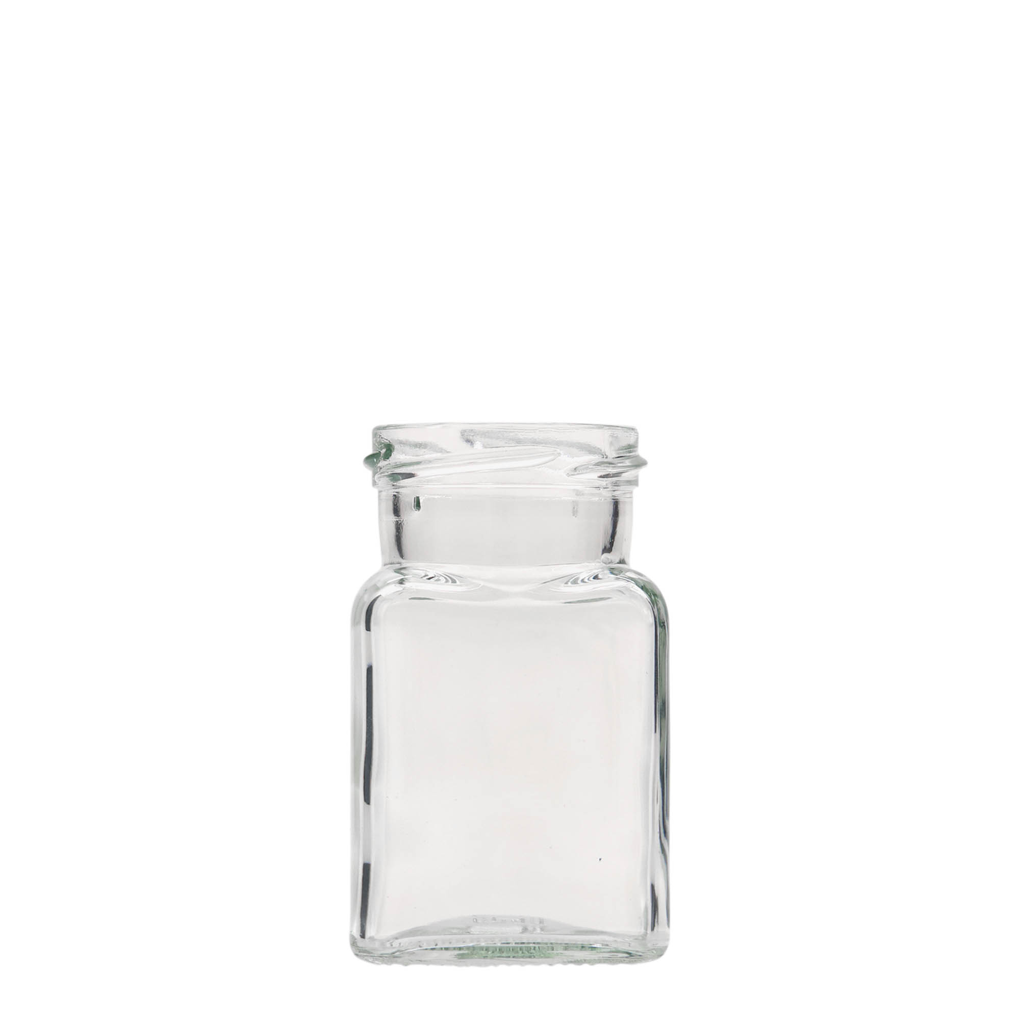 150 ml verre carré, ouverture : Twist-Off (TO 53) 150 ml verre carré, ouverture : Twist-Off (TO 53)